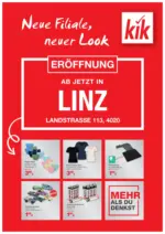 KiK KiK: Neueröffnung Linz - bis 13.07.2025