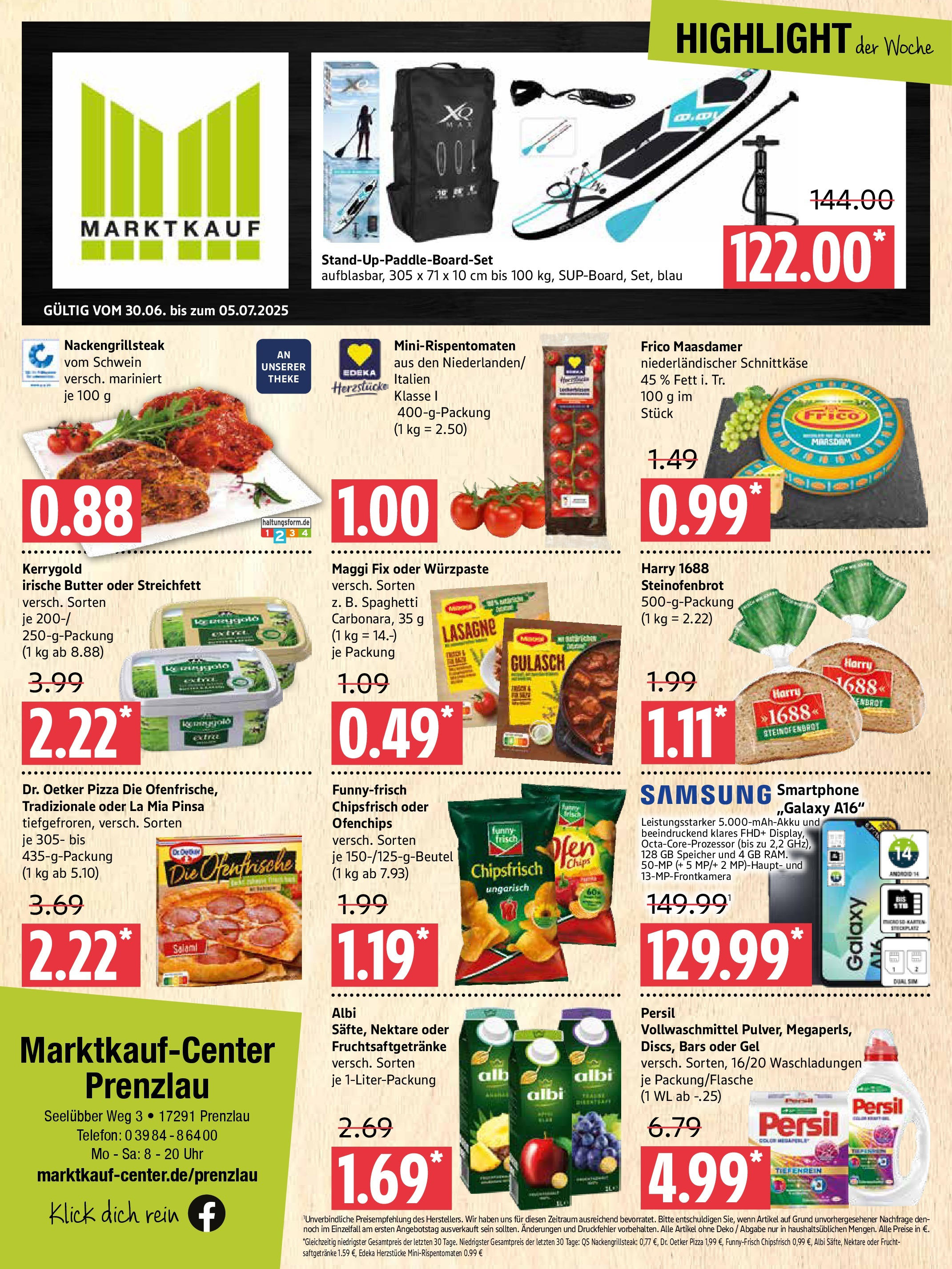 MARKTKAUF Prospekt ab Montag 30.06.2025 > Marktkauf: Wochenangebote