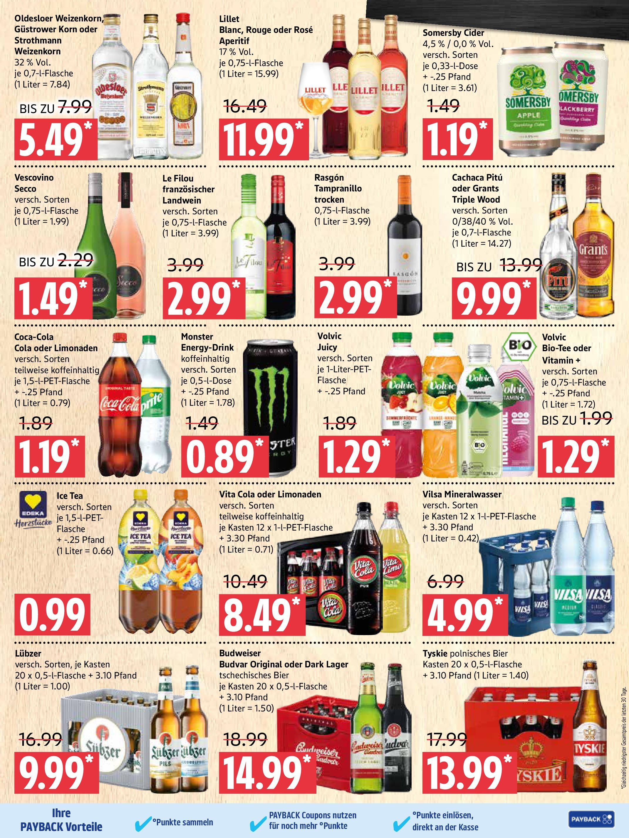 Marktkauf - Marktkauf: Wochenangebote (ab 30.06.2025) » Angebote online | Seite: 7 | Produkte: Pils, Lillet, Monster, Lubzer