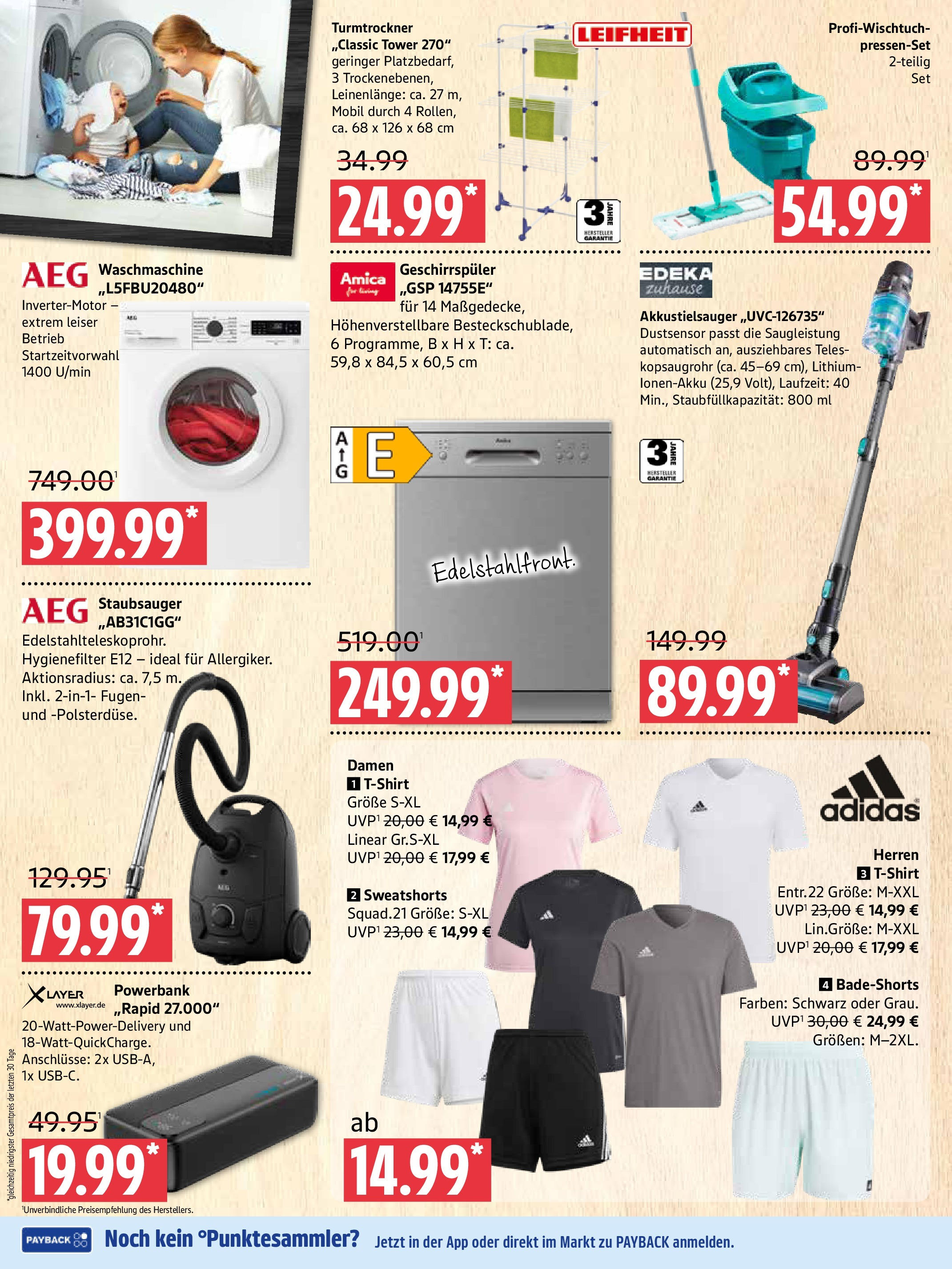 Marktkauf - Marktkauf: Wochenangebote (ab 30.06.2025) » Angebote online | Seite: 10 | Produkte: AEG, Geschirrspüler, T-Shirt, Waschmaschine
