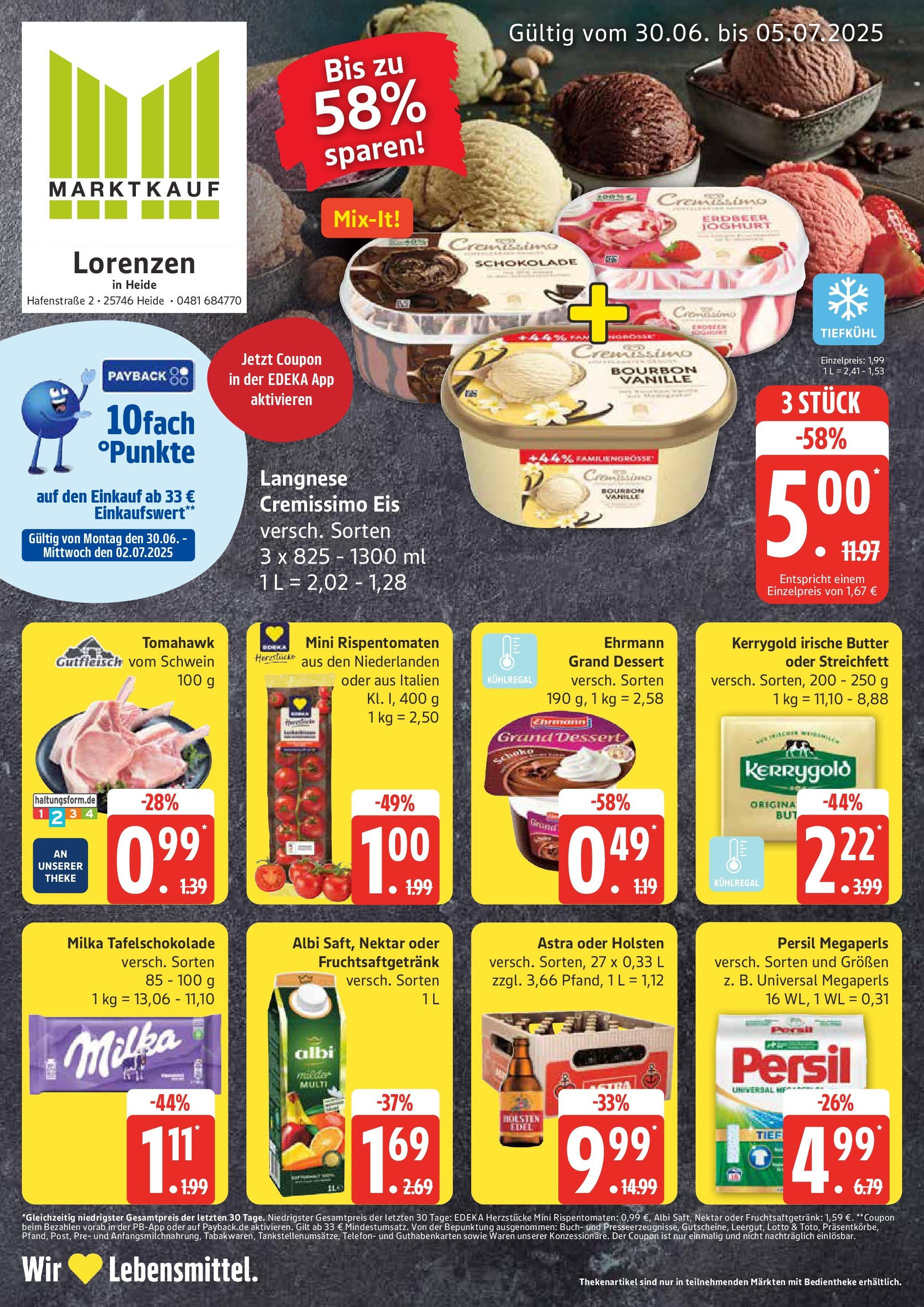 MARKTKAUF Prospekt ab Montag 30.06.2025 > Marktkauf: Wochenangebote