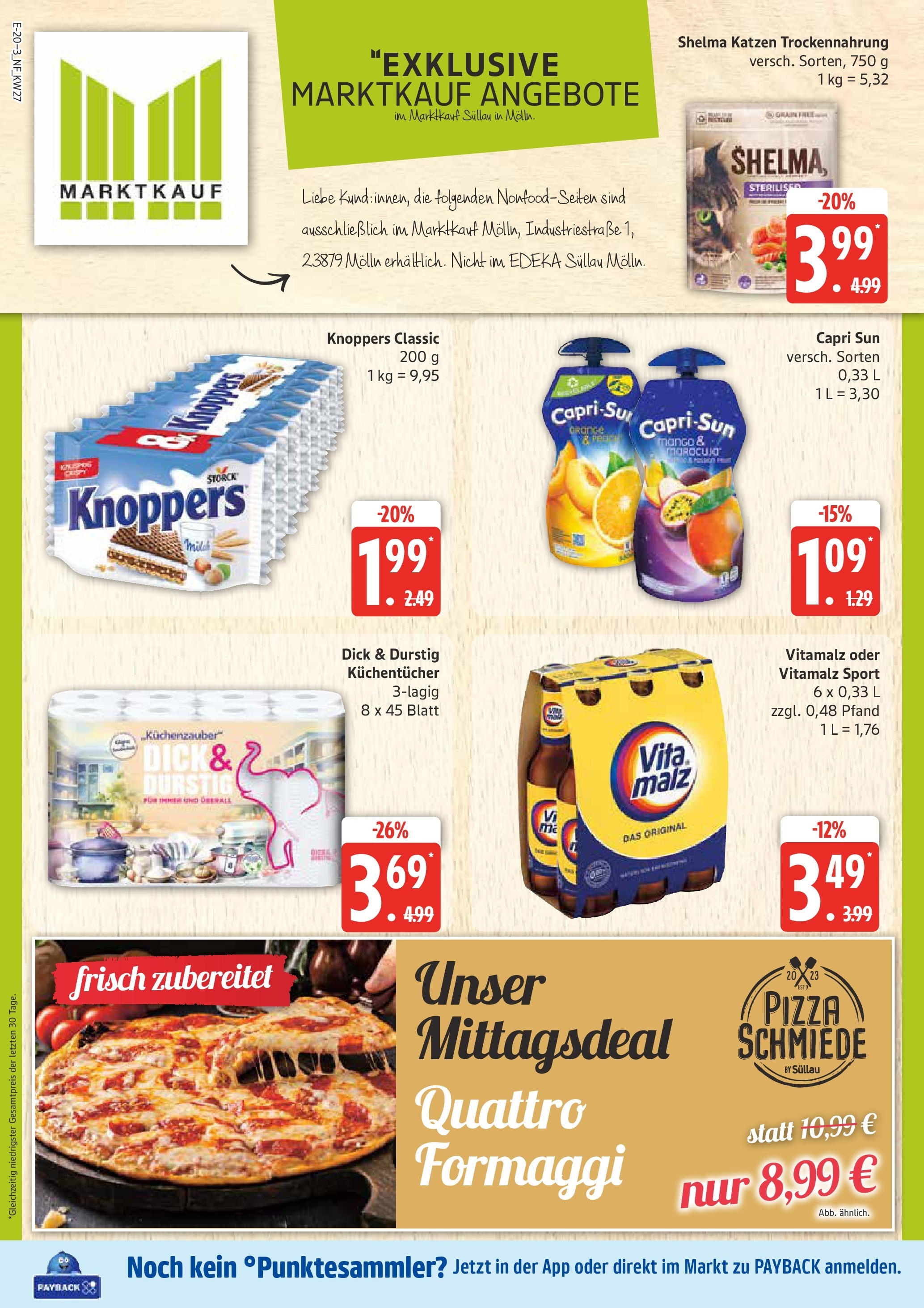 Edeka prospekt Ratzeburg	 (ab 29.06.2025) » Angebote Online | Seite: 20 | Produkte: Capri sun, Knoppers, Pizza