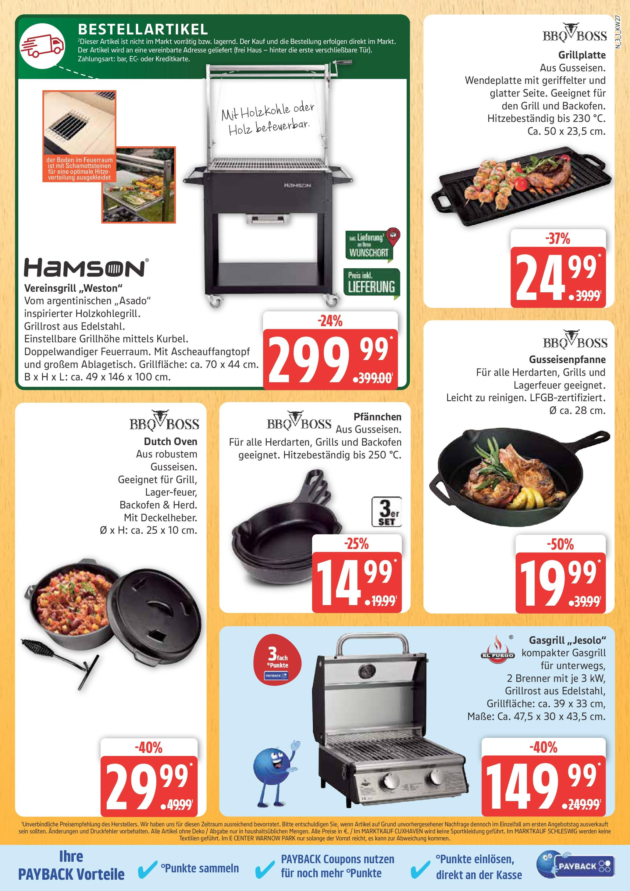 Edeka prospekt Rostock	 (ab 29.06.2025) » Angebote Online | Seite: 3 | Produkte: Grill, Backofen