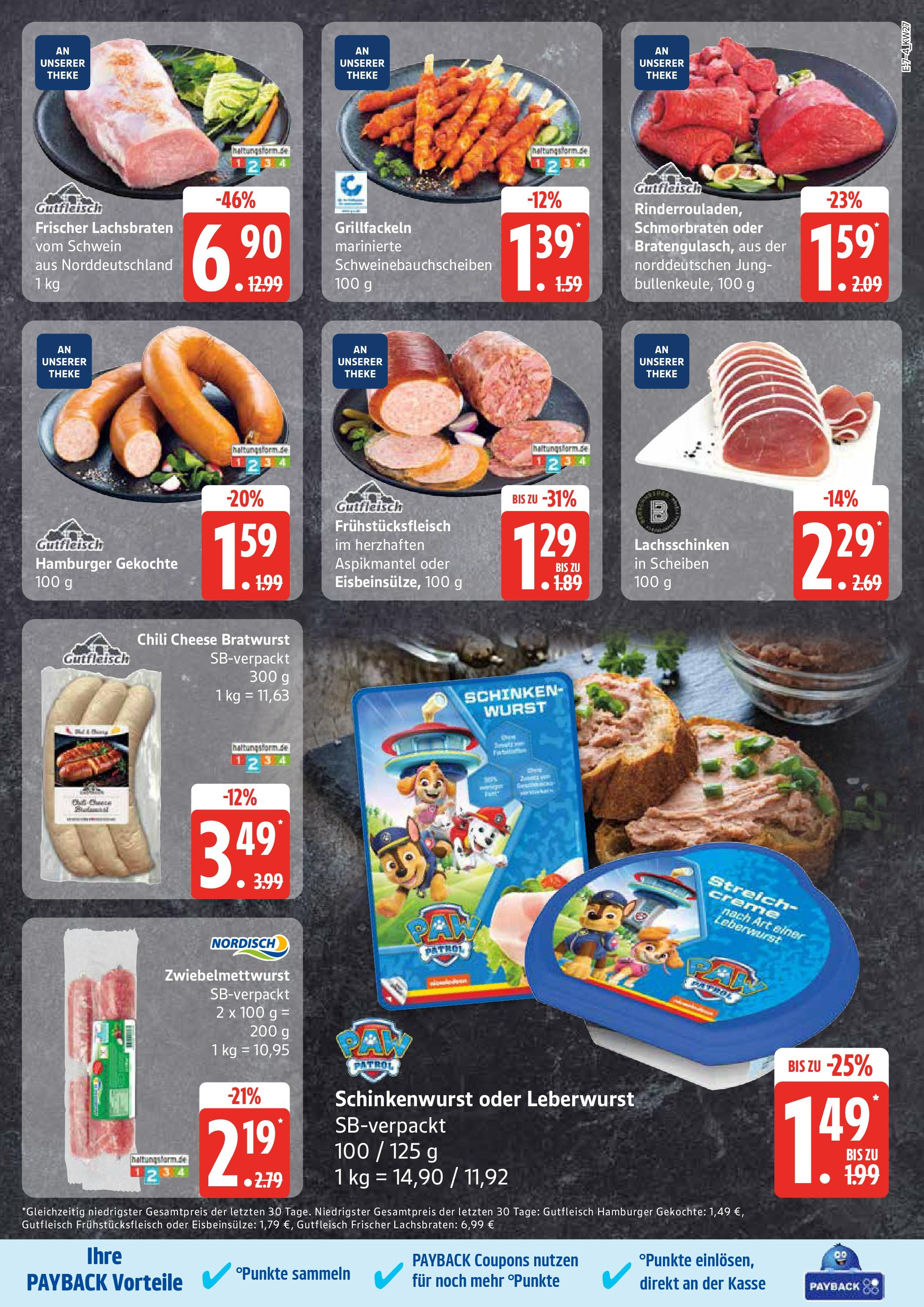 Edeka prospekt Rostock	 (ab 29.06.2025) » Angebote Online | Seite: 7 | Produkte: Bratwurst, Creme, Wurst, Chili