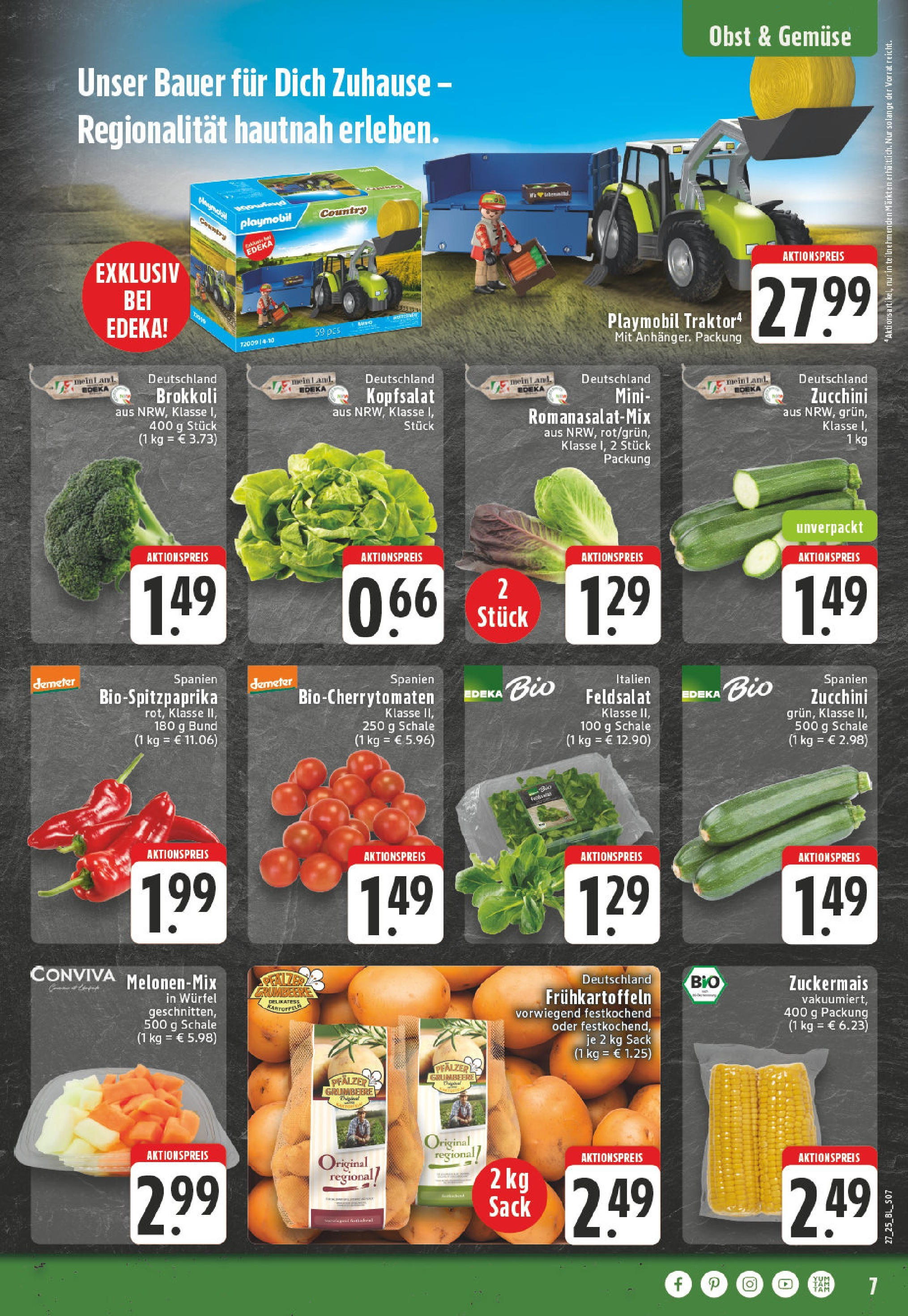 Edeka prospekt Herne-Sodingen	 (ab 29.06.2025) » Angebote Online | Seite: 7