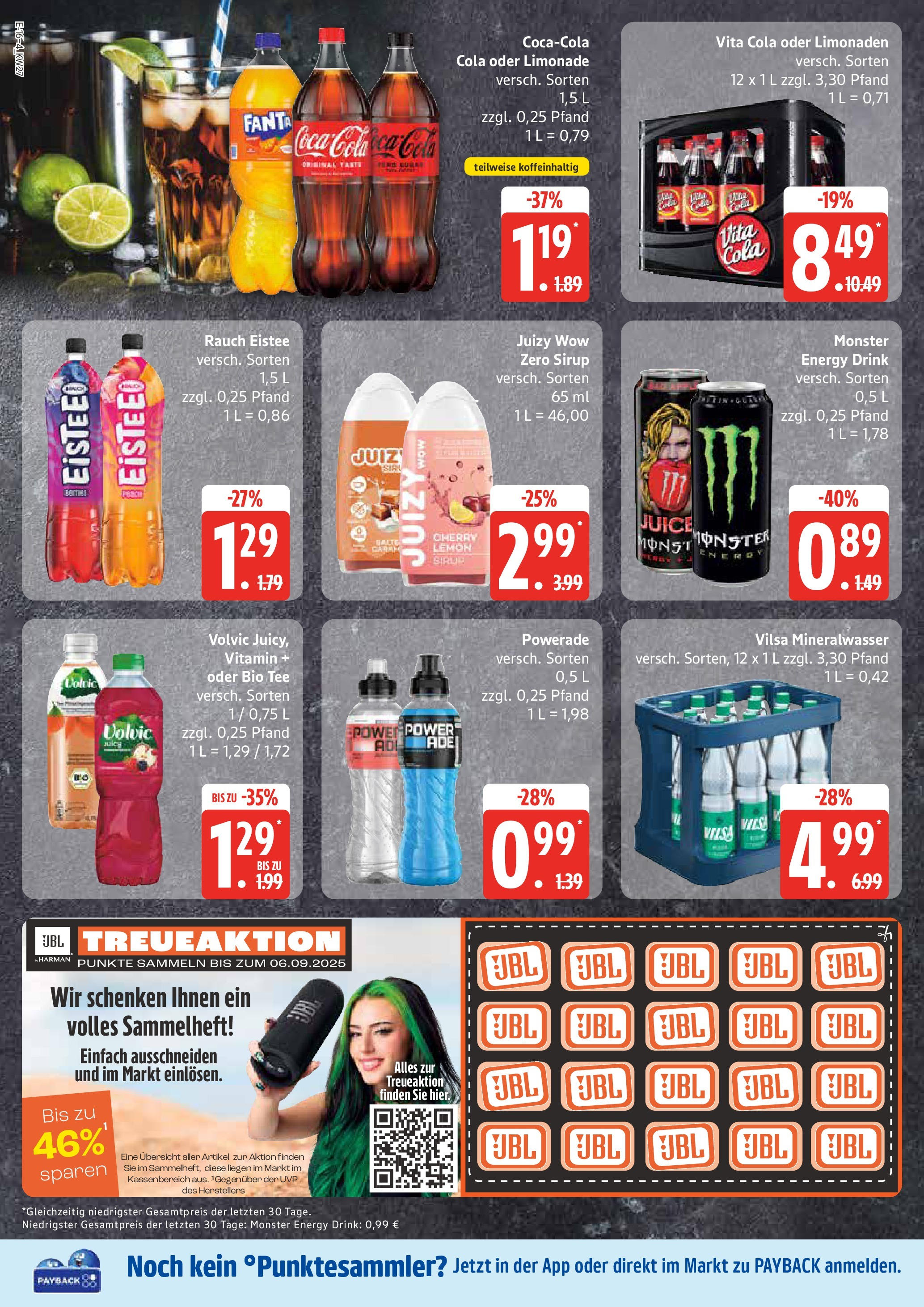 Edeka prospekt Rostock	 (ab 29.06.2025) » Angebote Online | Seite: 16 | Produkte: Coca cola, Fanta, Energy, Vita cola