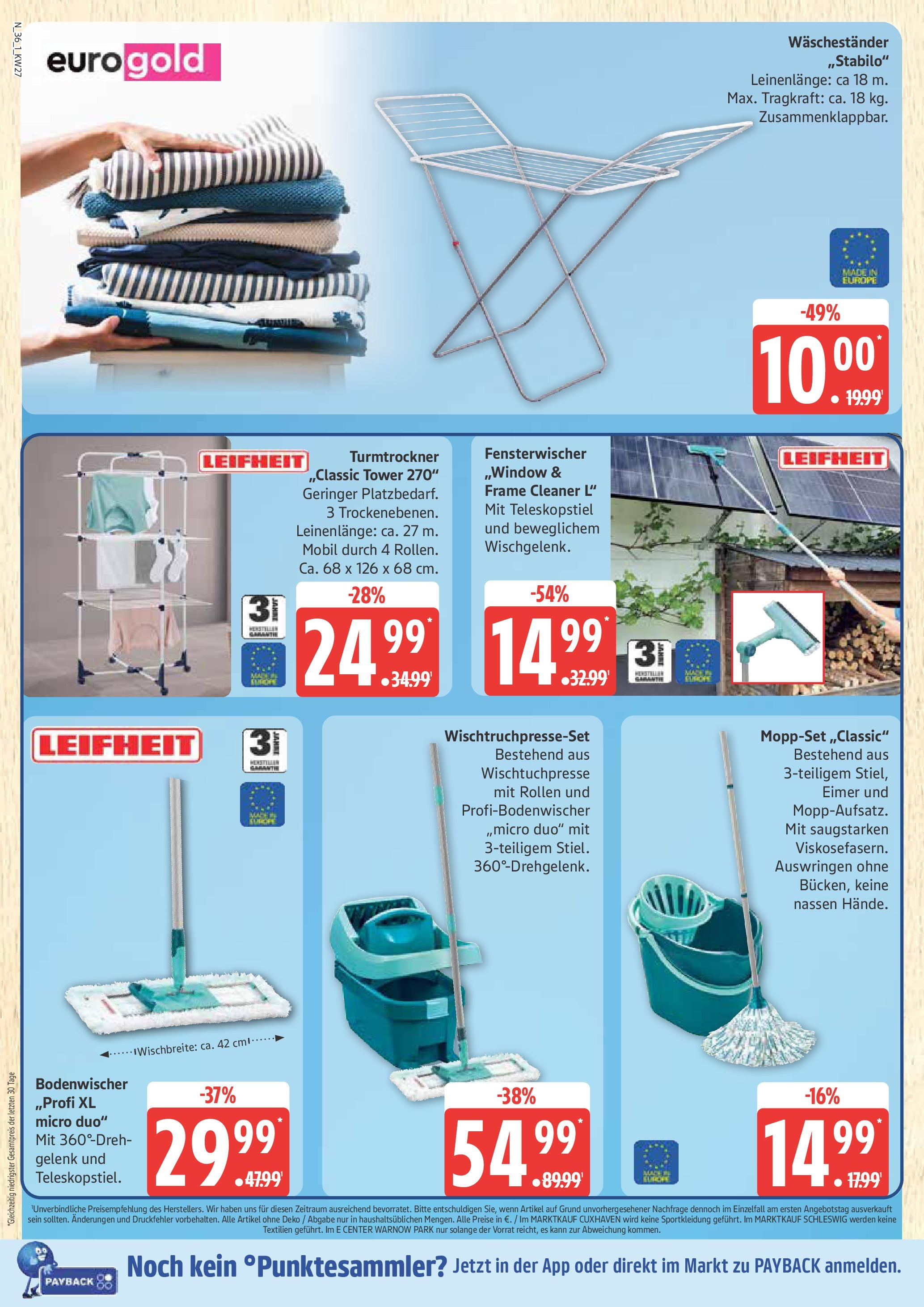 Edeka prospekt Rostock	 (ab 29.06.2025) » Angebote Online | Seite: 36 | Produkte: Waschestander