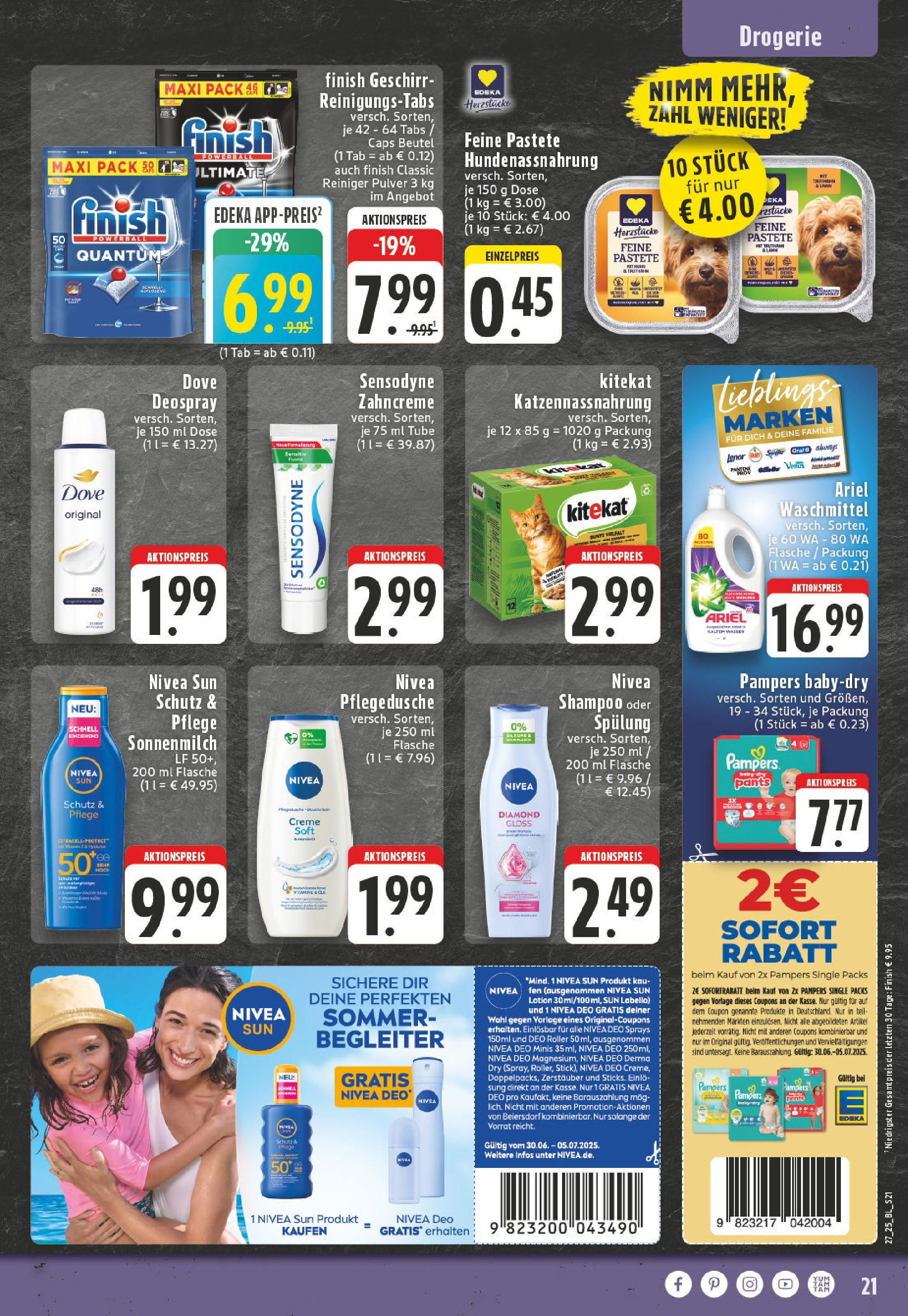 Edeka prospekt Herne-Sodingen	 (ab 29.06.2025) » Angebote Online | Seite: 21