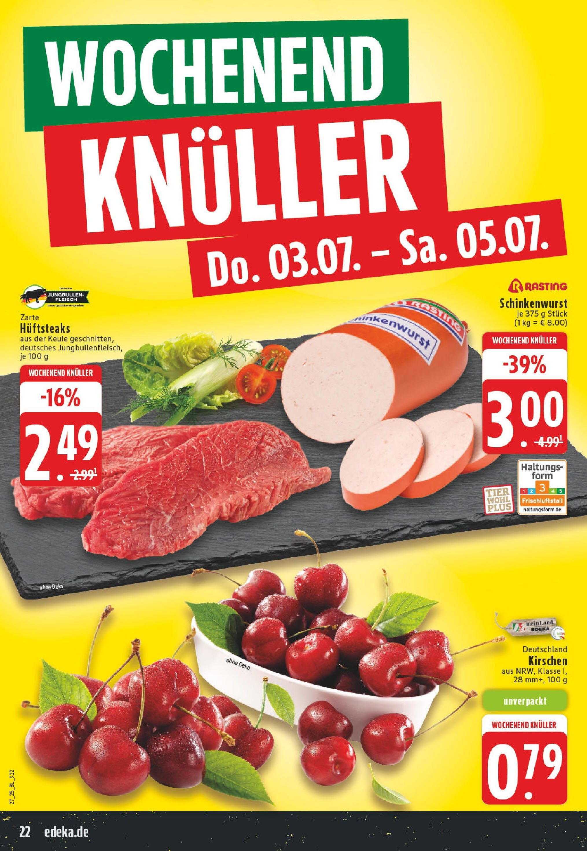 Edeka prospekt Herne-Sodingen	 (ab 29.06.2025) » Angebote Online | Seite: 22