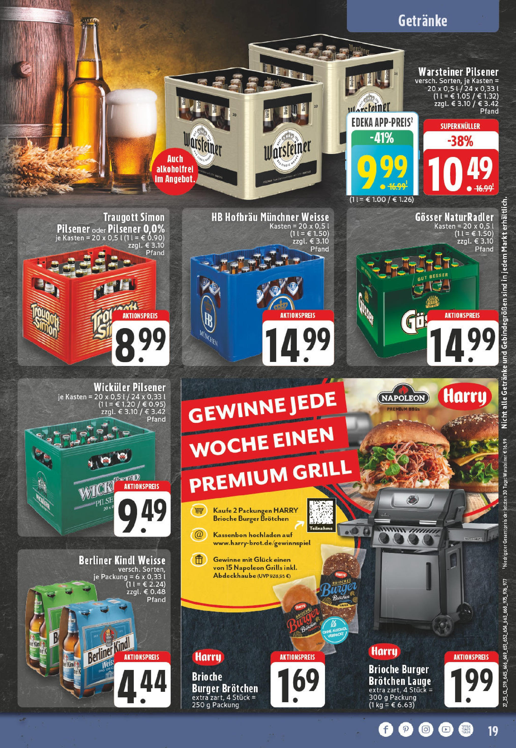 Edeka prospekt Mülheim / Ruhr	 (ab 29.06.2025) » Angebote Online | Seite: 19