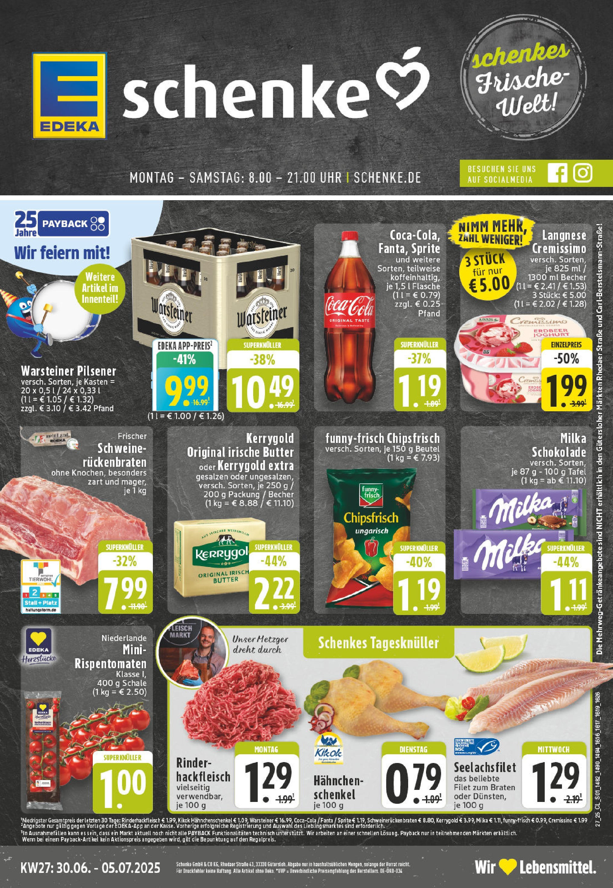Edeka prospekt Gütersloh	 (ab 29.06.2025) » Angebote Online | Seite: 1