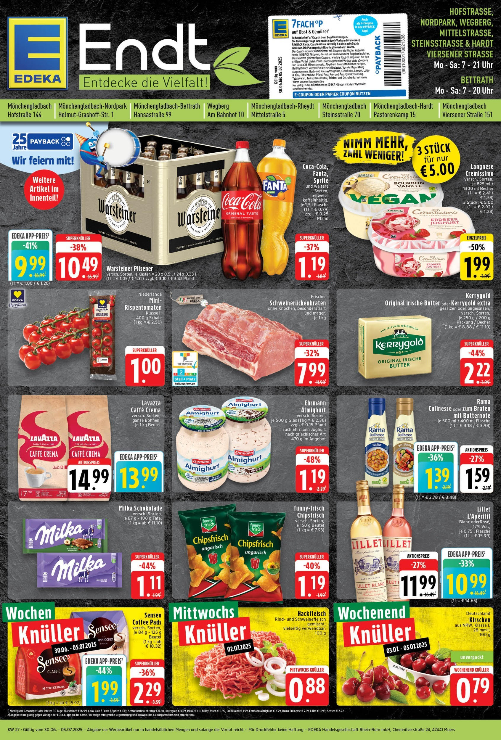 Edeka prospekt Mönchengladbach	 (ab 29.06.2025) » Angebote Online | Seite: 1