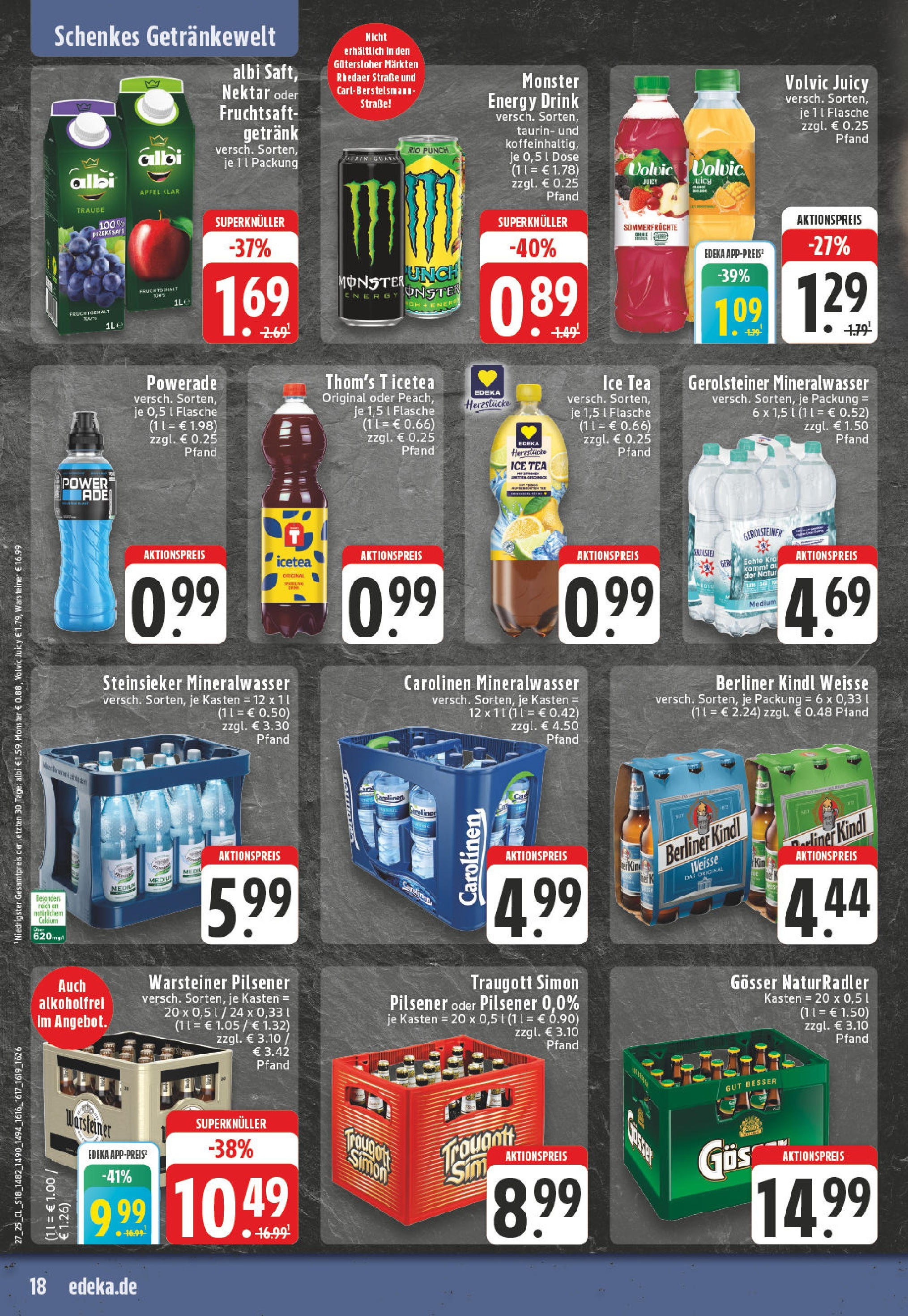 Edeka prospekt Gütersloh	 (ab 29.06.2025) » Angebote Online | Seite: 18