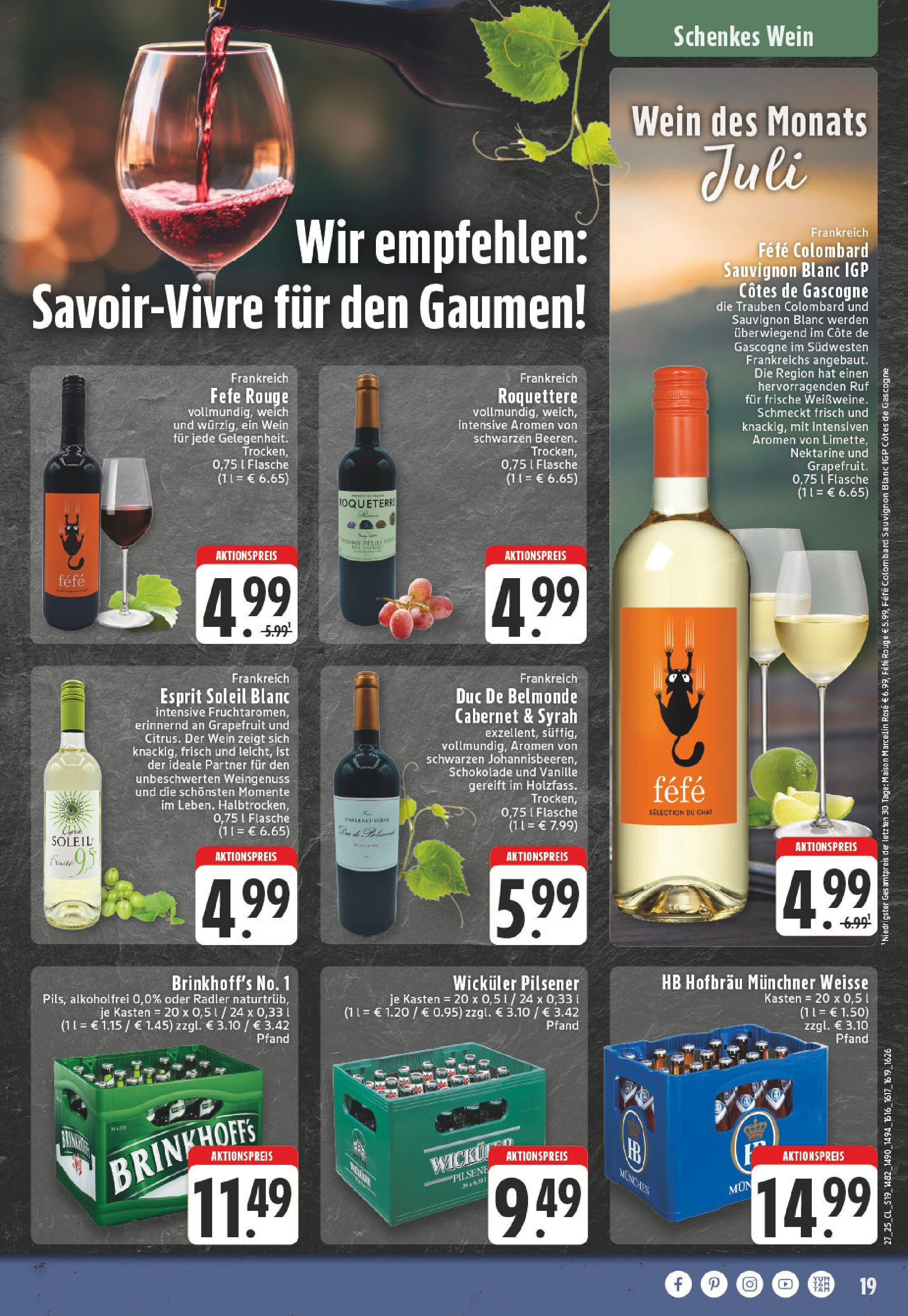 Edeka prospekt Gütersloh	 (ab 29.06.2025) » Angebote Online | Seite: 19