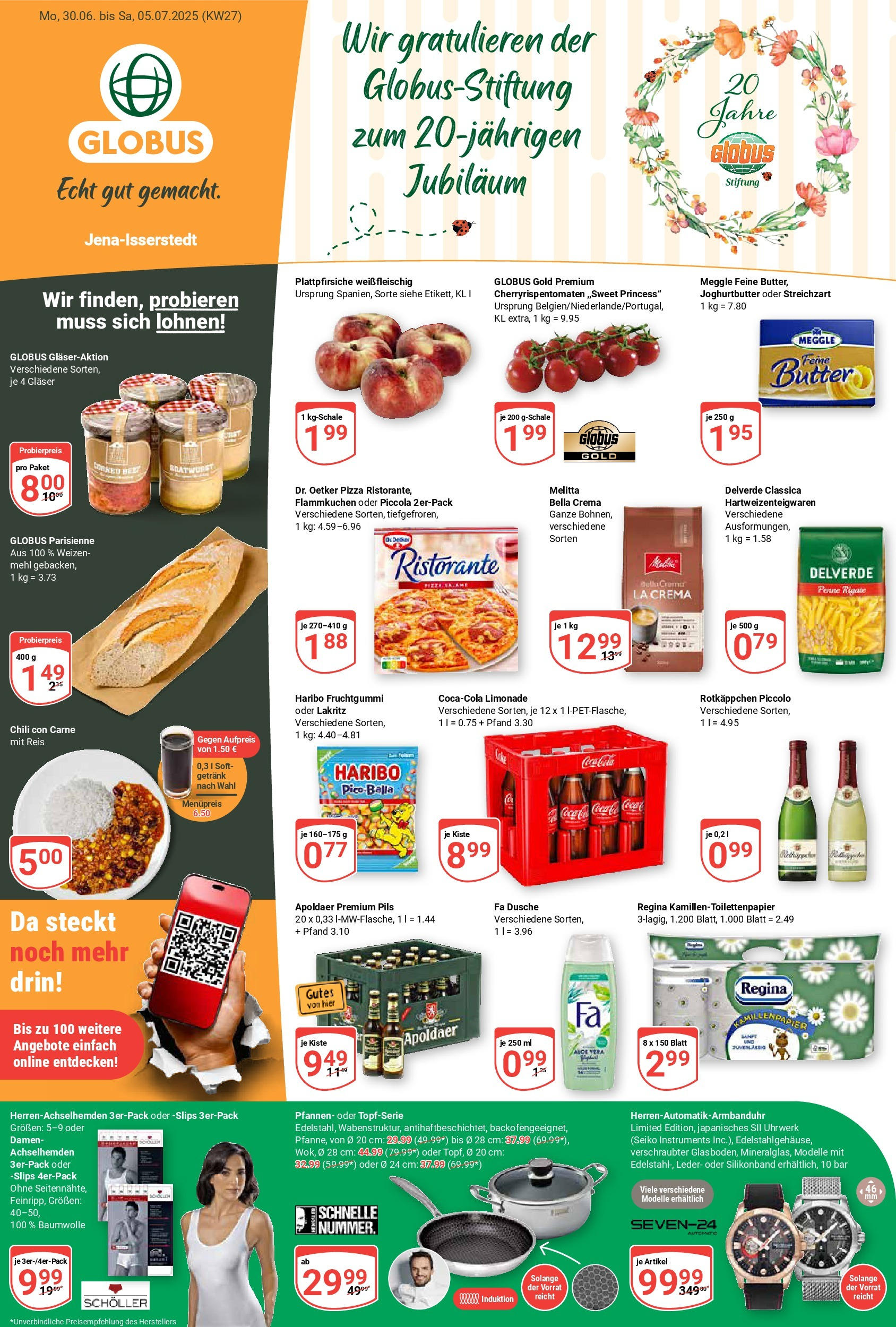Globus prospekt Isserstedt	 (ab 29.06.2025) » Angebote online | Seite: 3 | Produkte: Haribo, Pils, Limonade, Chili