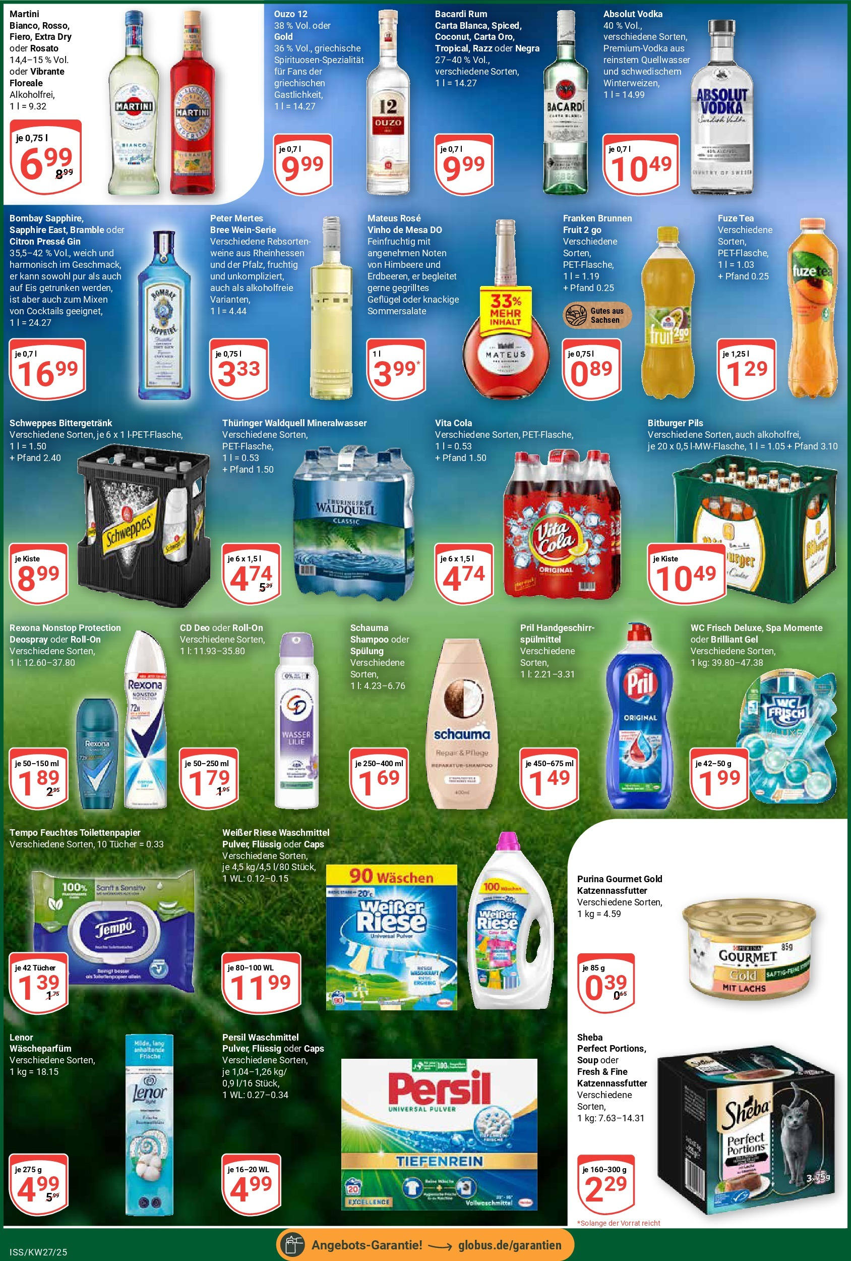 Globus prospekt Isserstedt	 (ab 29.06.2025) » Angebote online | Seite: 7 | Produkte: Presse, Bree, Vita cola, Persil