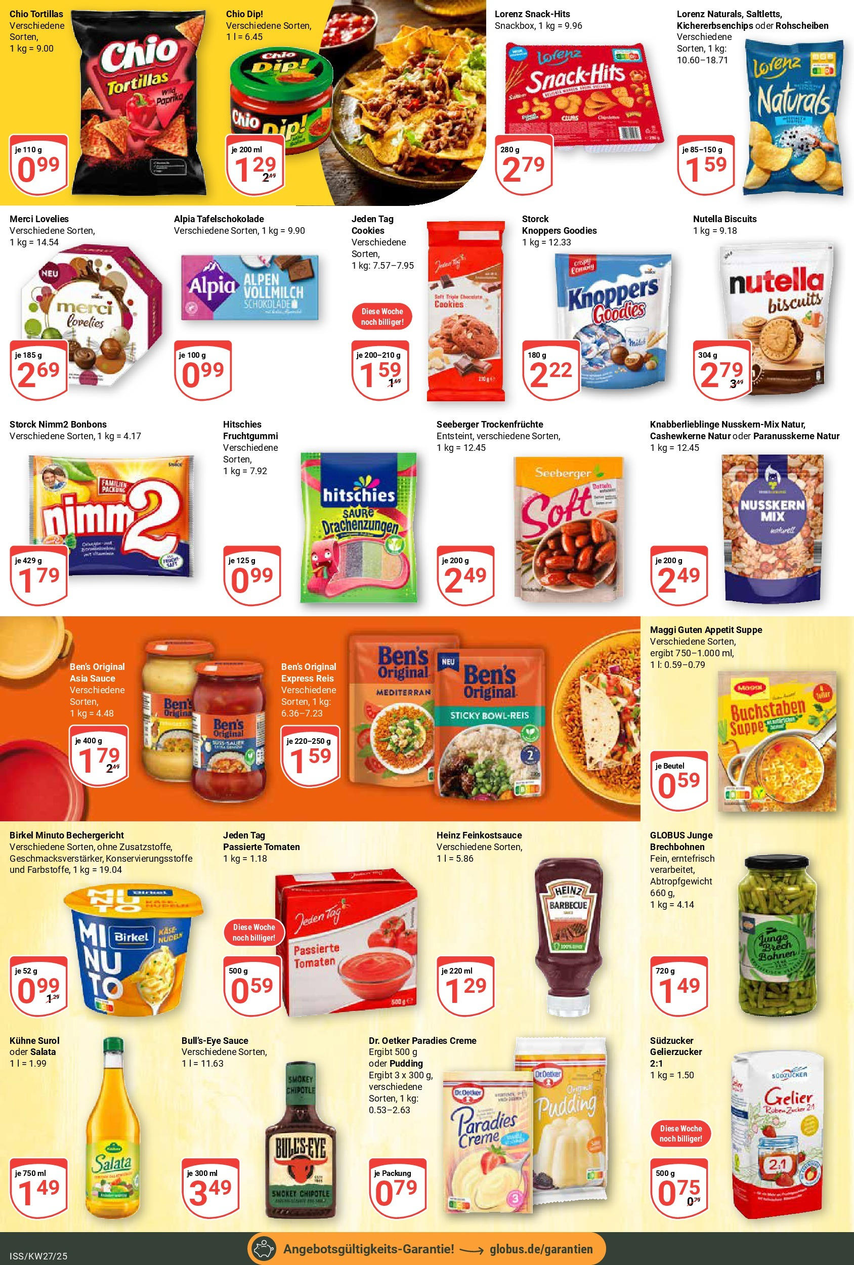 Globus prospekt Isserstedt	 (ab 29.06.2025) » Angebote online | Seite: 15 | Produkte: Merci, Gelierzucker, Pudding, Chio tortillas