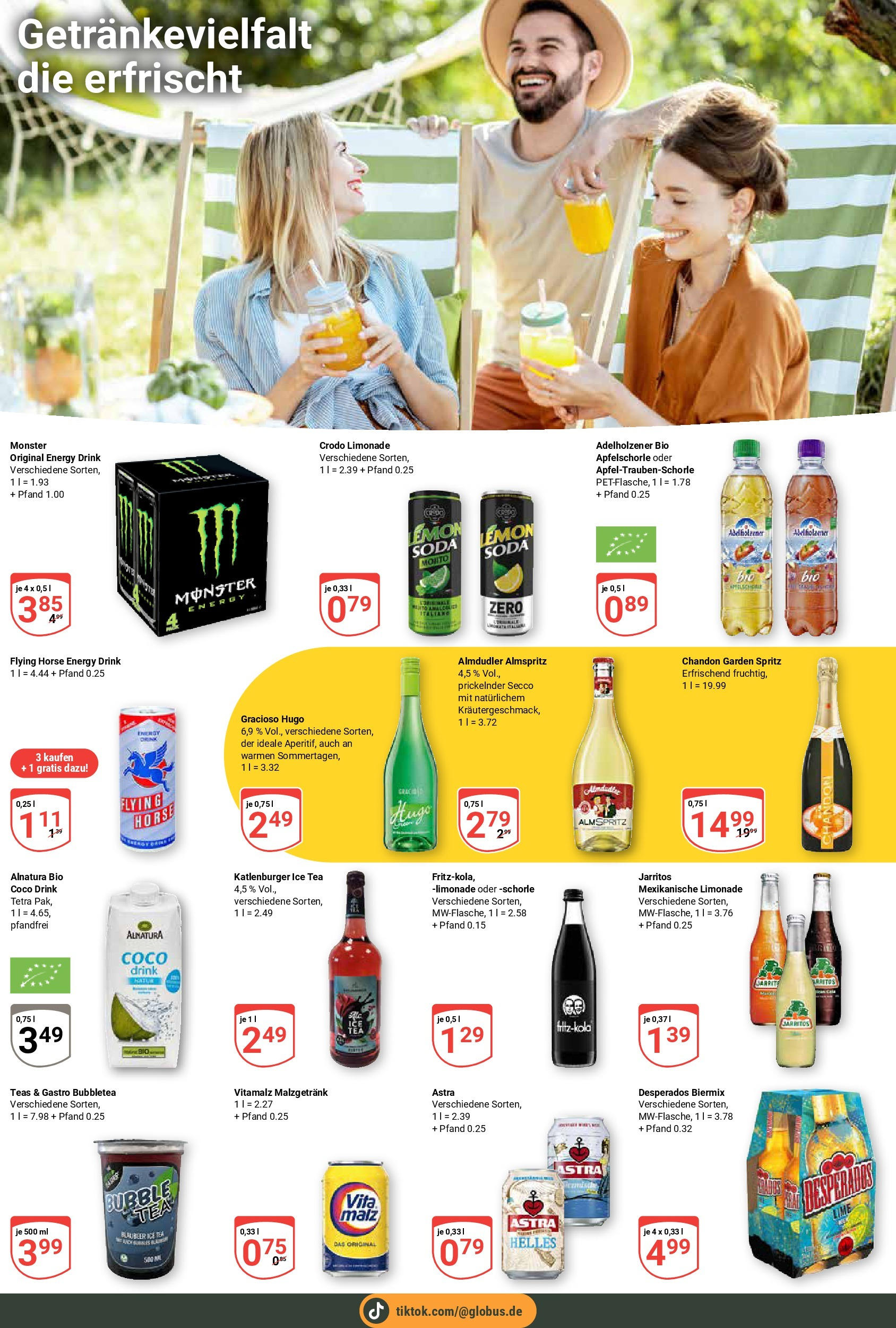 Globus prospekt Isserstedt	 (ab 29.06.2025) » Angebote online | Seite: 17 | Produkte: Astra, Apple, Monster, Desperados
