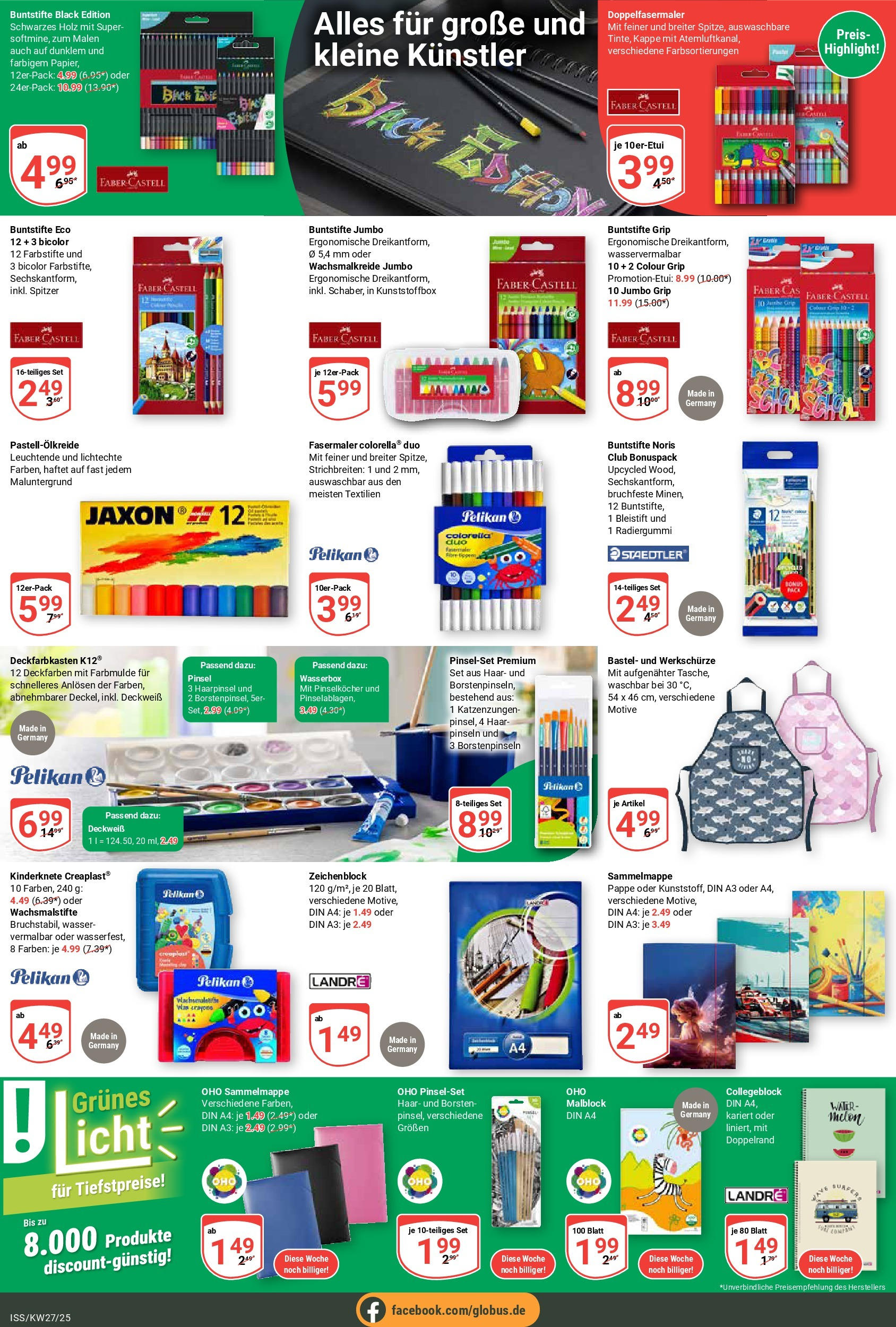 Globus prospekt Isserstedt	 (ab 29.06.2025) » Angebote online | Seite: 26 | Produkte: Pinsel, Wasser, Notebook, Kappe