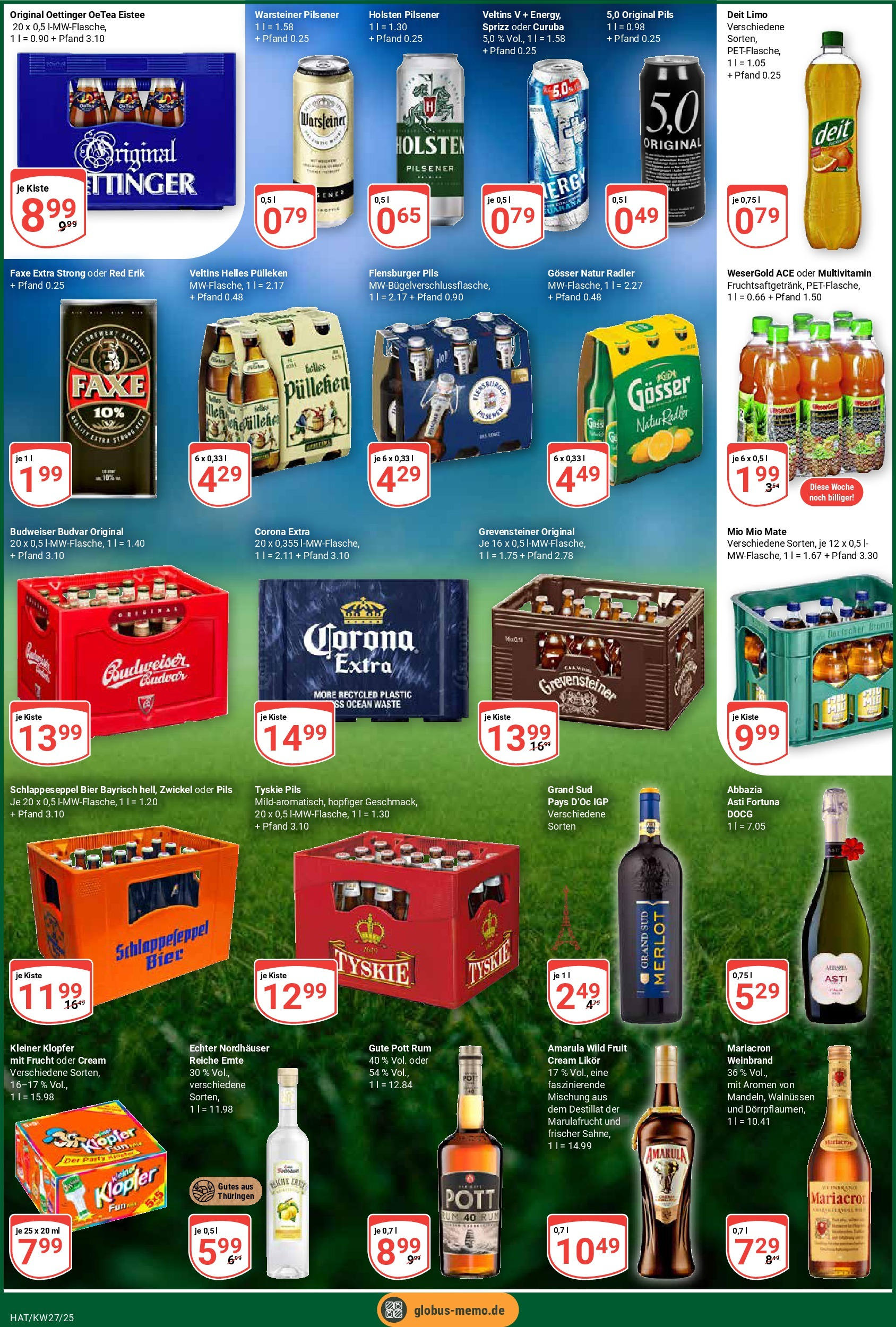 Globus prospekt Hattersheim	 (ab 29.06.2025) » Angebote online | Seite: 12 | Produkte: Likör, Merlot, Pils, Mariacron