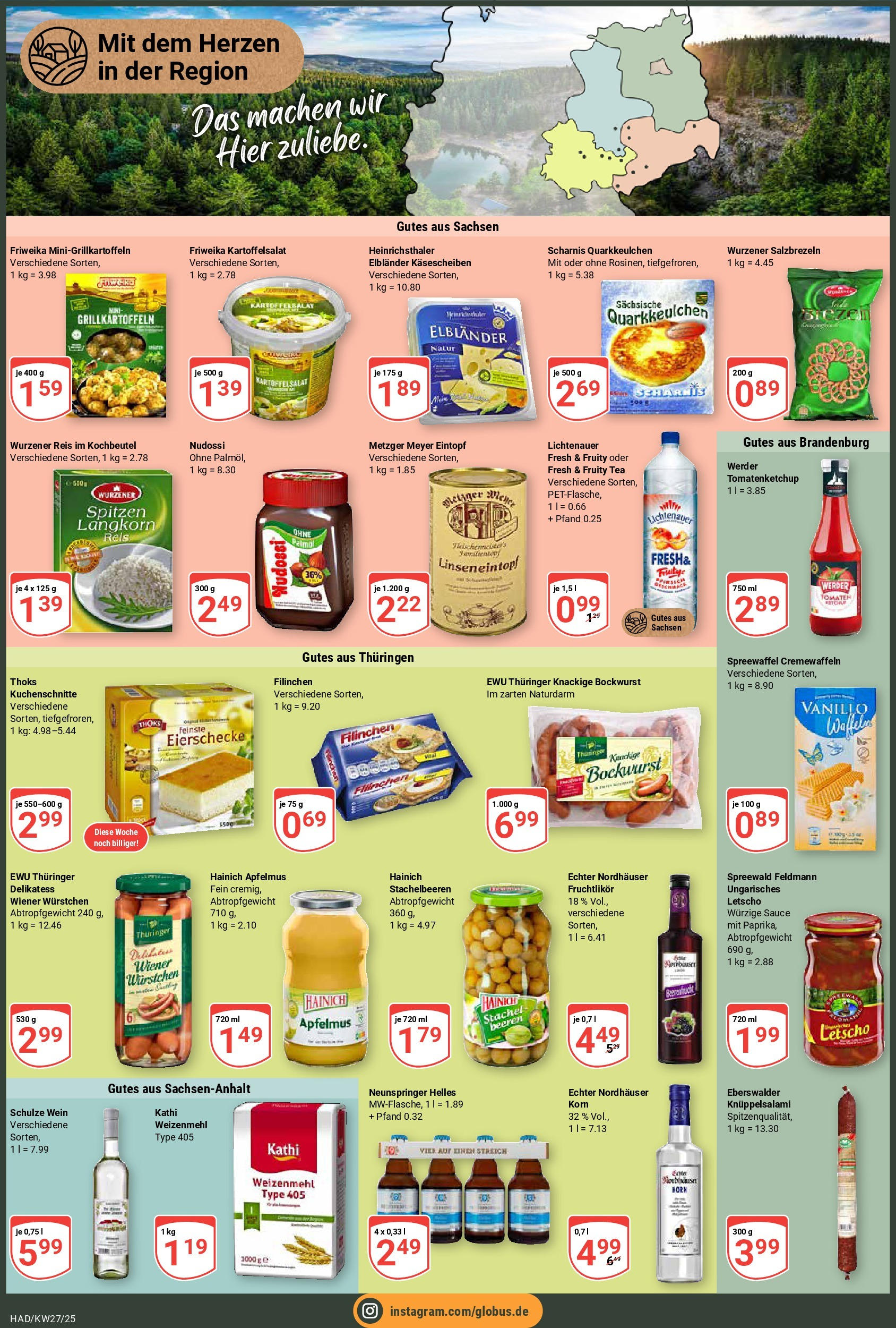 Globus prospekt Halle (saale)	 (ab 29.06.2025) » Angebote online | Seite: 2 | Produkte: Apple, Waffeln, Reis, Ketchup