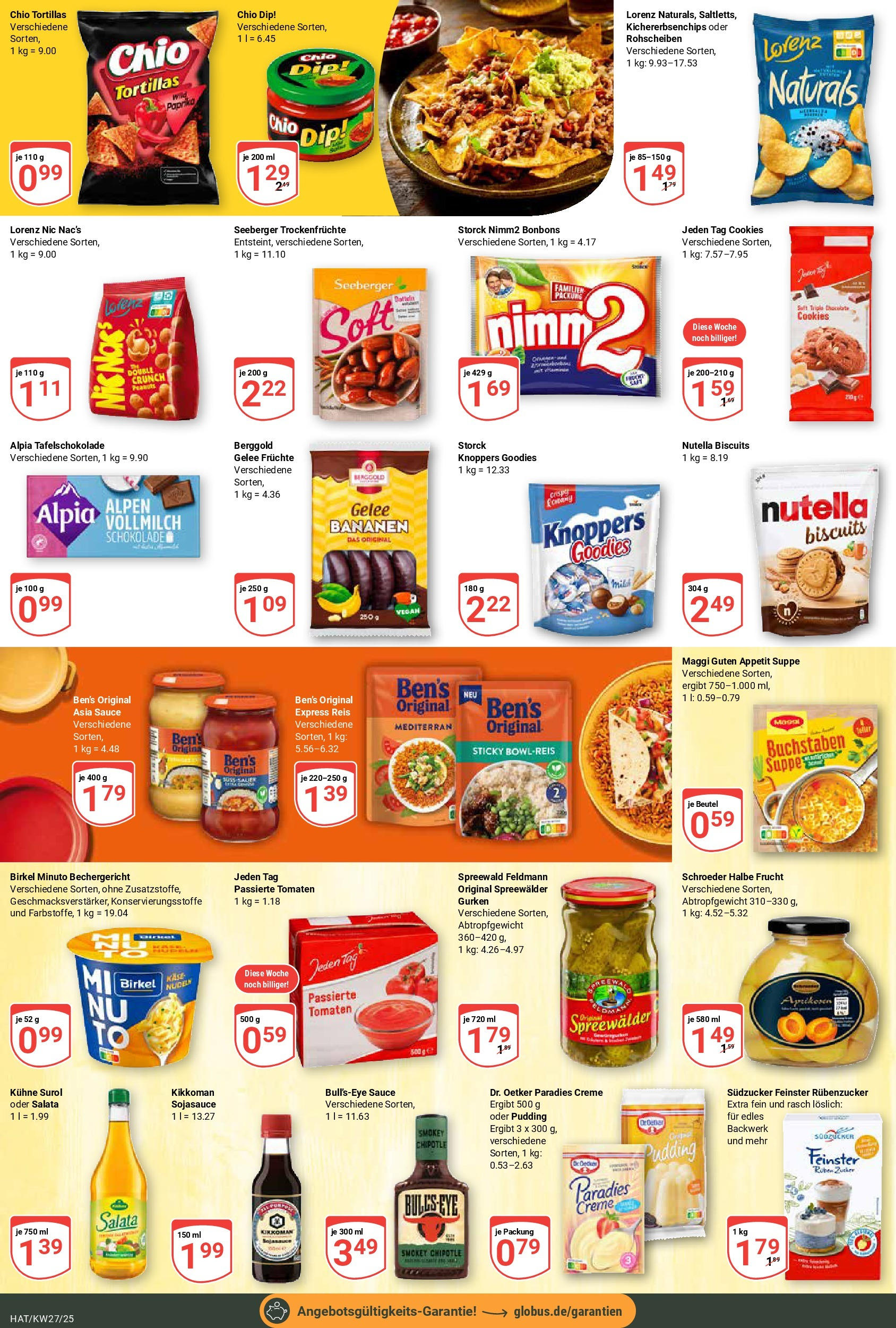Globus prospekt Hattersheim	 (ab 29.06.2025) » Angebote online | Seite: 19 | Produkte: Dressing, Bananen, Pudding, Chips