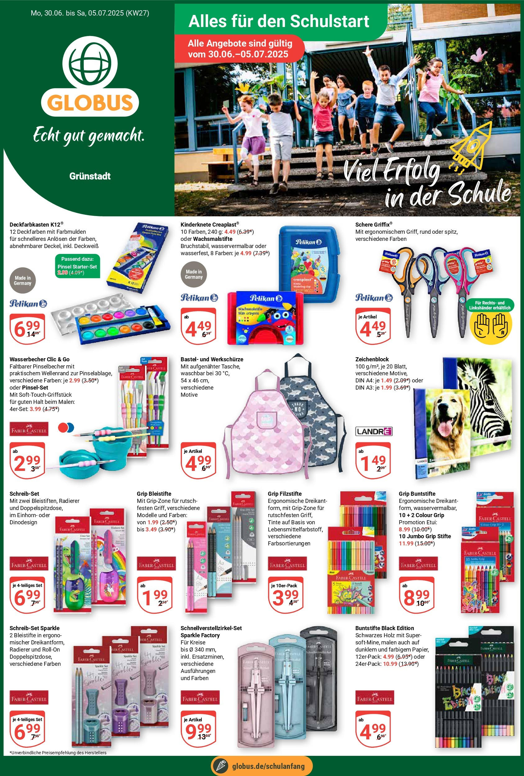 Globus prospekt Grünstadt	 (ab 29.06.2025) » Angebote online | Seite: 1 | Produkte: Pinsel