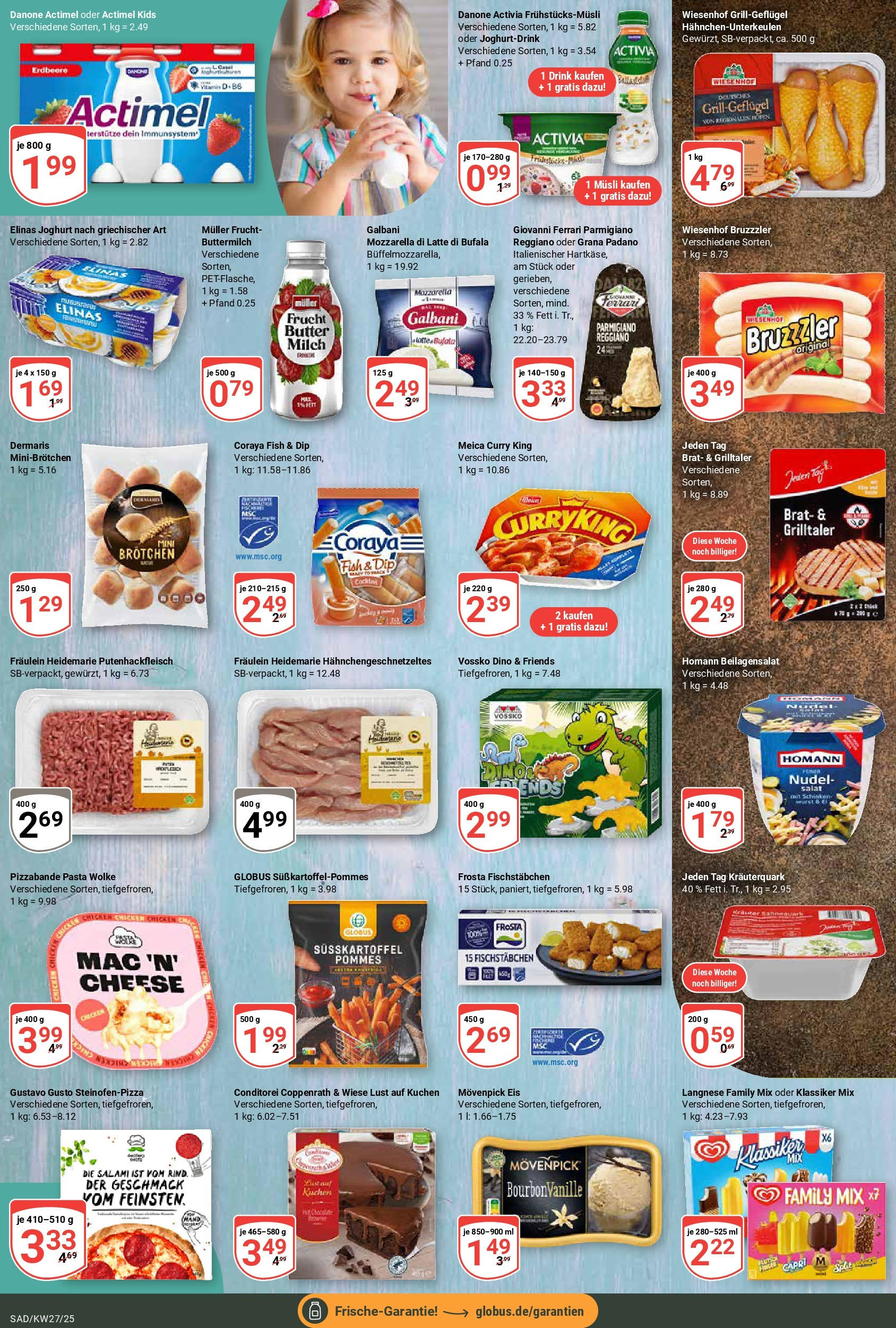 Globus prospekt Schwandorf	 (ab 29.06.2025) » Angebote online | Seite: 13 | Produkte: Milch, Meica, Schinken, Bourbon