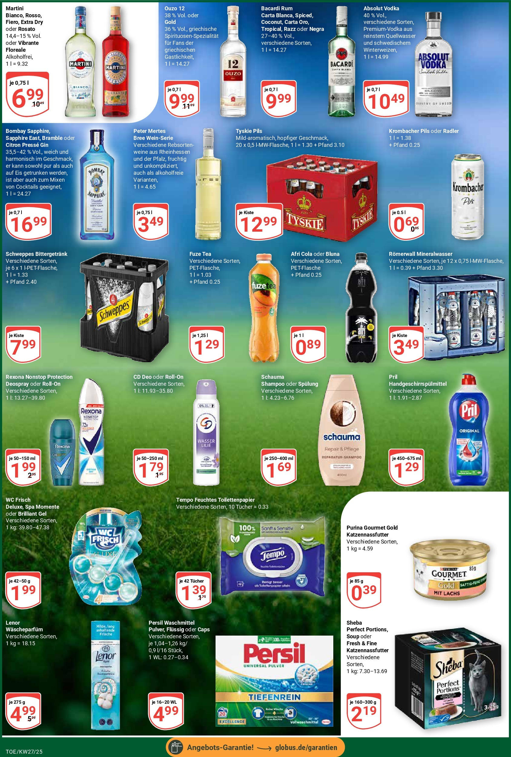 Globus prospekt Tönisvorst	 (ab 29.06.2025) » Angebote online | Seite: 9 | Produkte: Tyskie, Deospray, Eis, Toilettenpapier