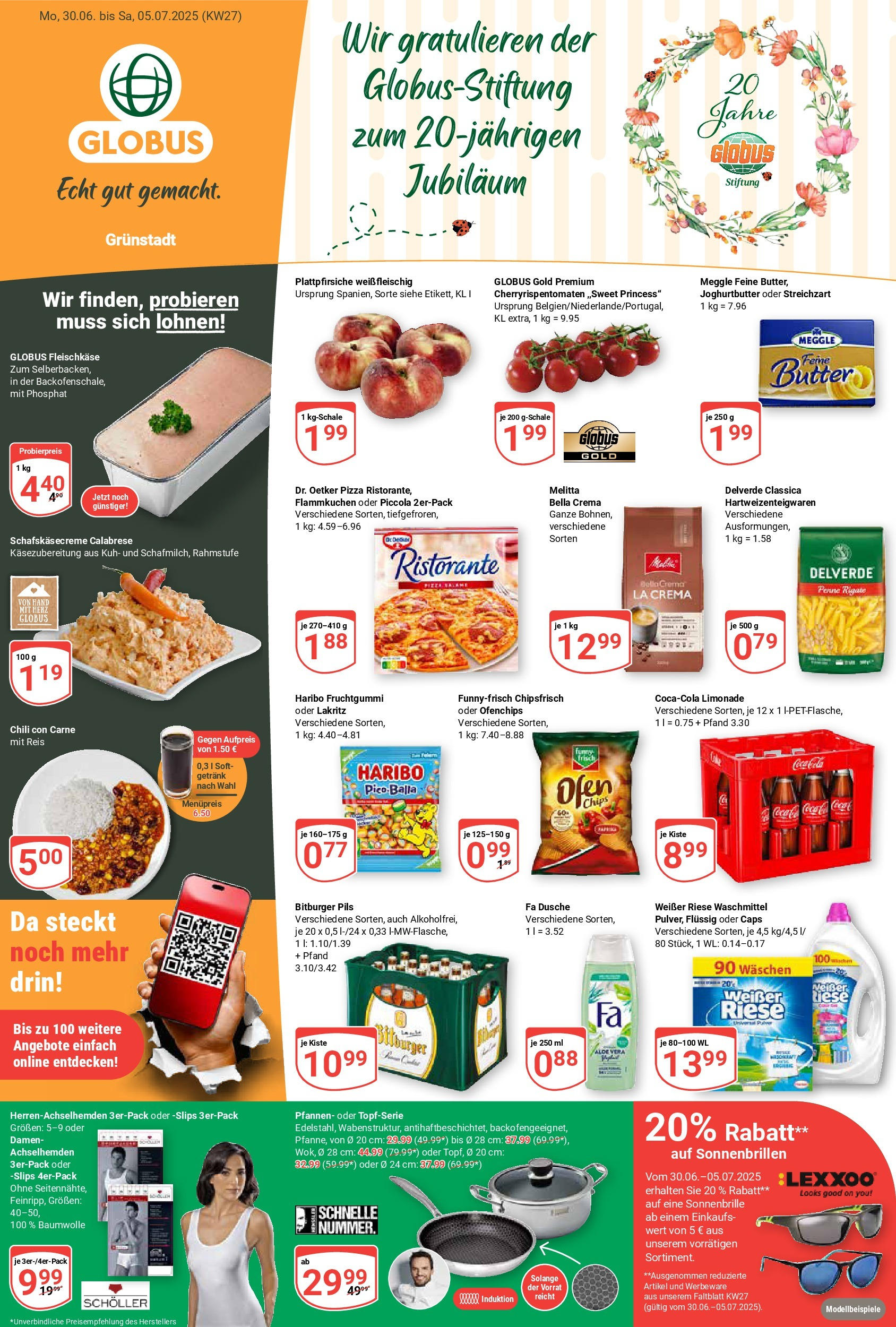 Globus prospekt Grünstadt	 (ab 29.06.2025) » Angebote online | Seite: 5 | Produkte: Bitburger, Pils, Pizza, Chips