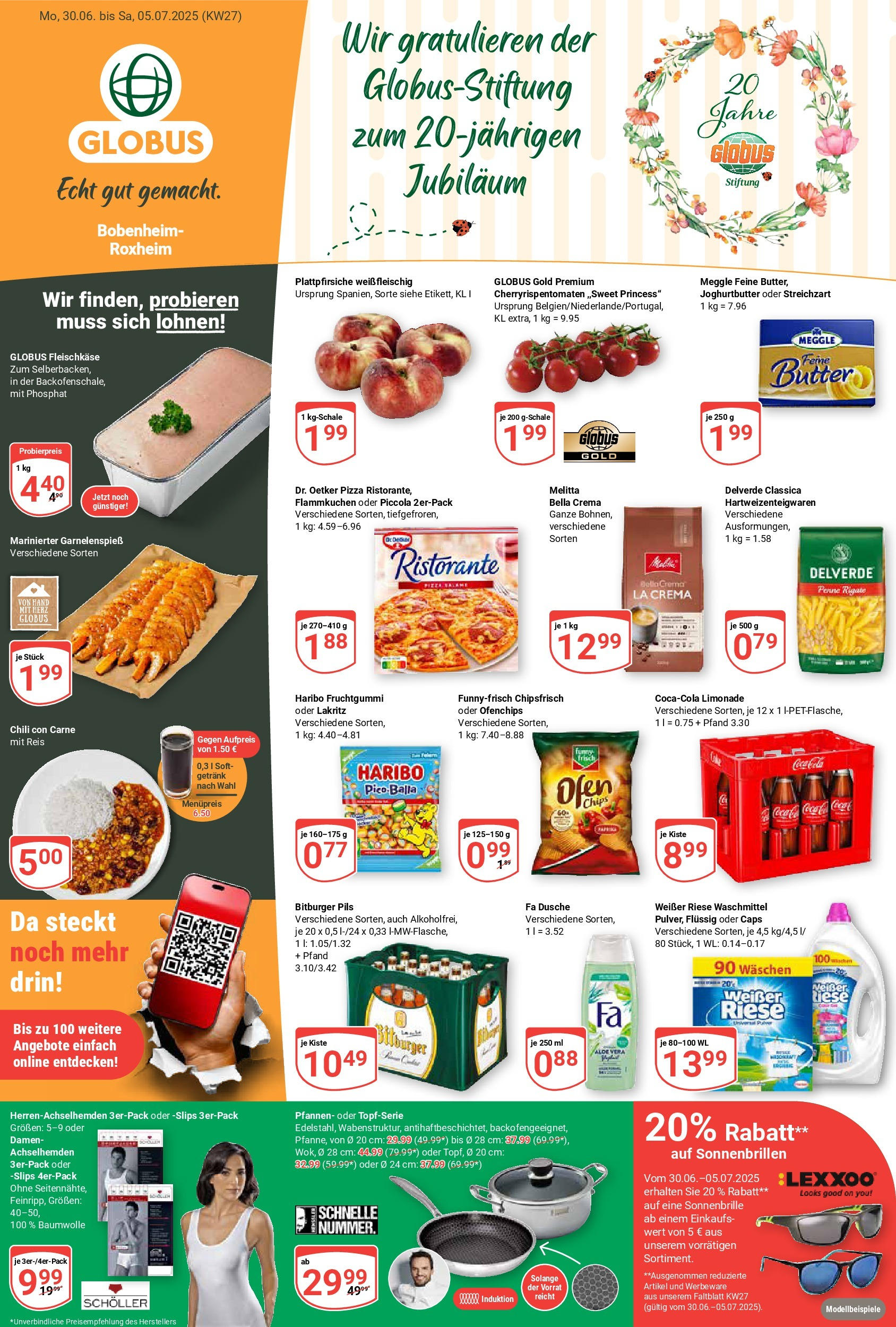 Globus prospekt Bobenheim-Roxheim	 (ab 29.06.2025) » Angebote online | Seite: 5 | Produkte: Haribo, Chili, Pizza, Chips