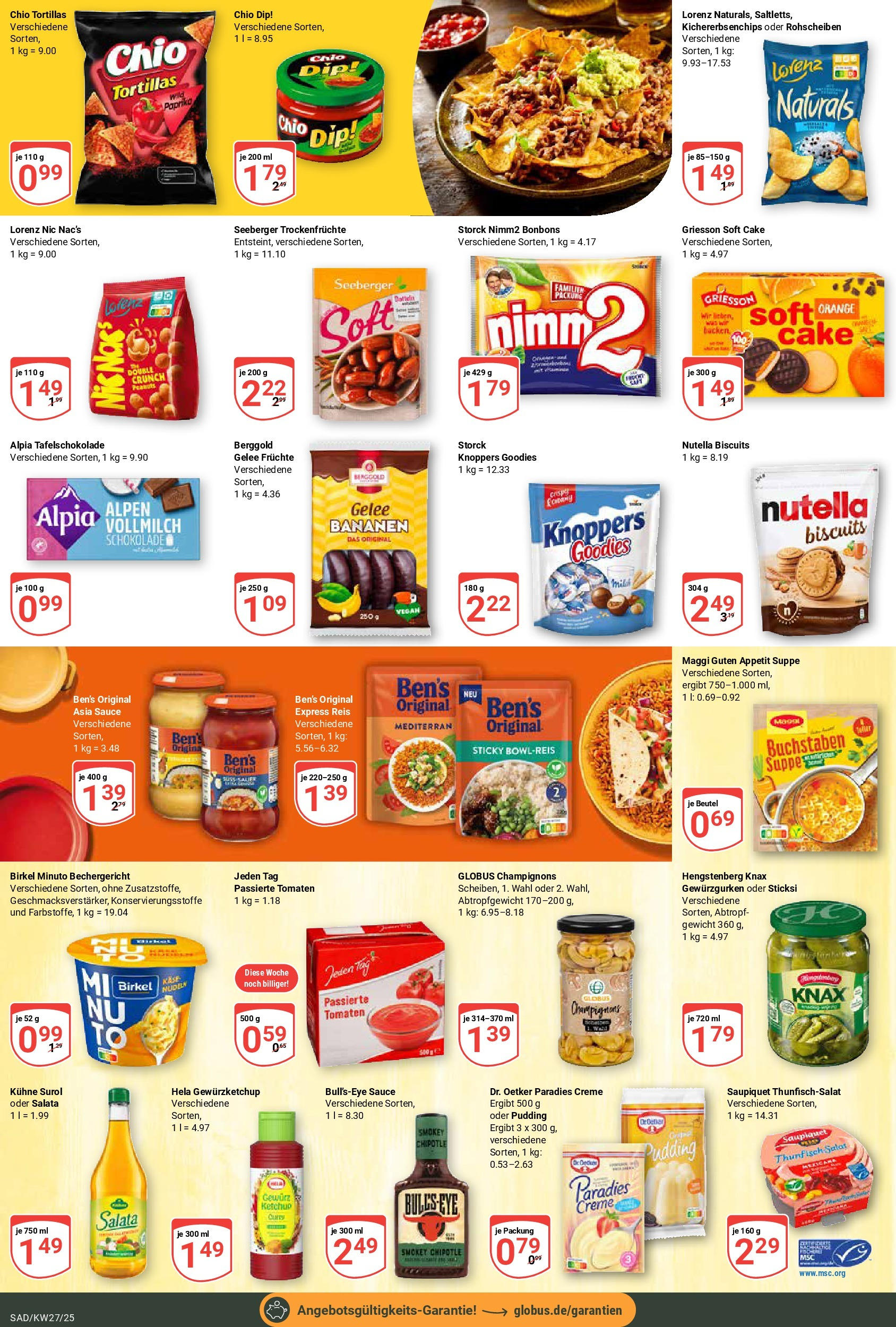 Globus prospekt Schwandorf	 (ab 29.06.2025) » Angebote online | Seite: 15 | Produkte: Maggi, Tomaten, Nutella, Ketchup