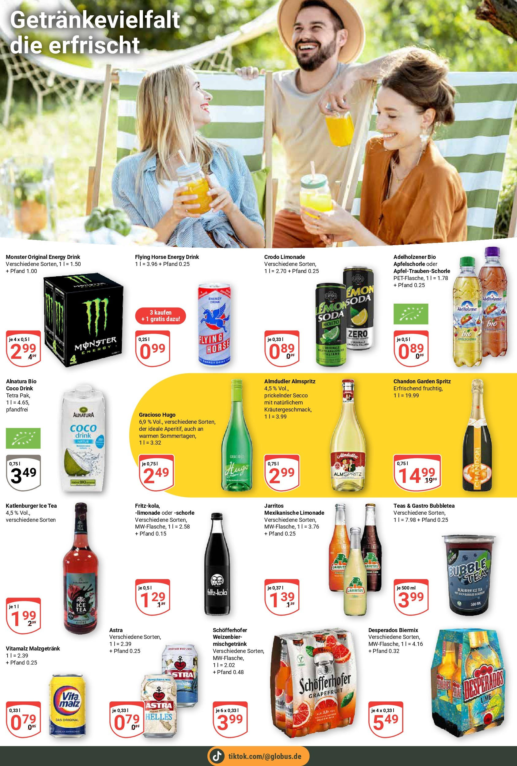 Globus prospekt Schwandorf	 (ab 29.06.2025) » Angebote online | Seite: 17 | Produkte: Energy, Adelholzener, Apple, Desperados
