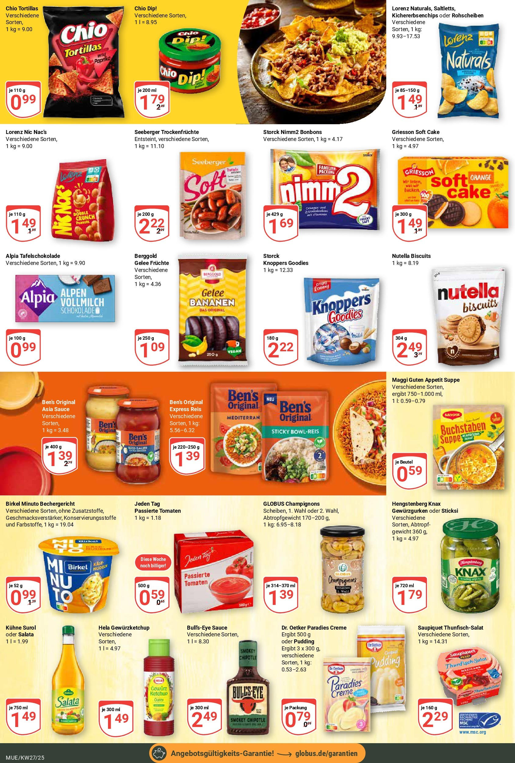 Globus prospekt Mühldorf	 (ab 29.06.2025) » Angebote online | Seite: 15 | Produkte: Schokolade, Tomaten, Knoppers, Reis
