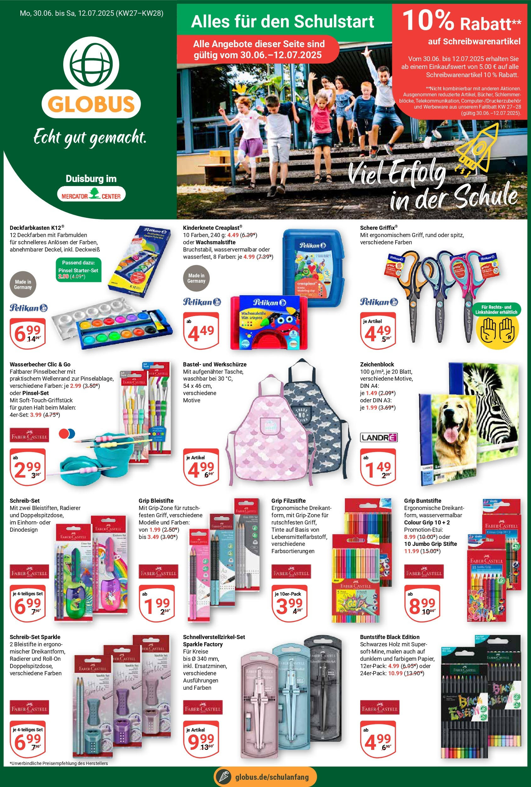 Globus prospekt Duisburg	 (ab 29.06.2025) » Angebote online | Seite: 1 | Produkte: Pinsel