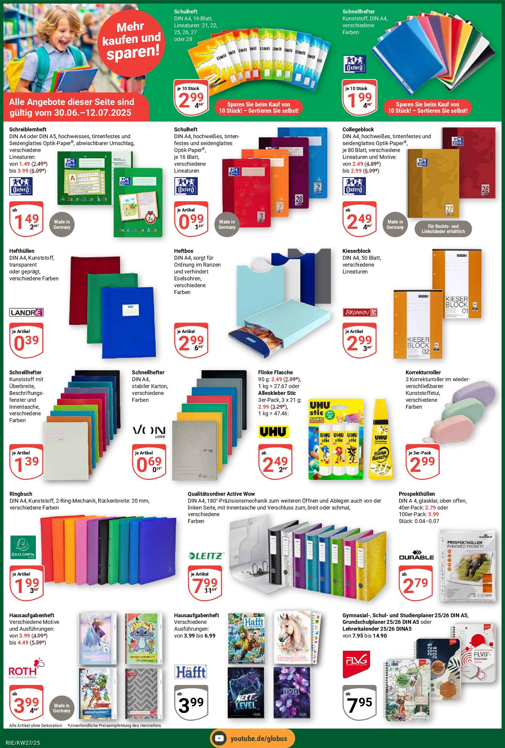 Globus prospekt Bochum-Riemke	 (ab 29.06.2025) » Angebote online | Seite: 3 | Produkte: Box, Notebook