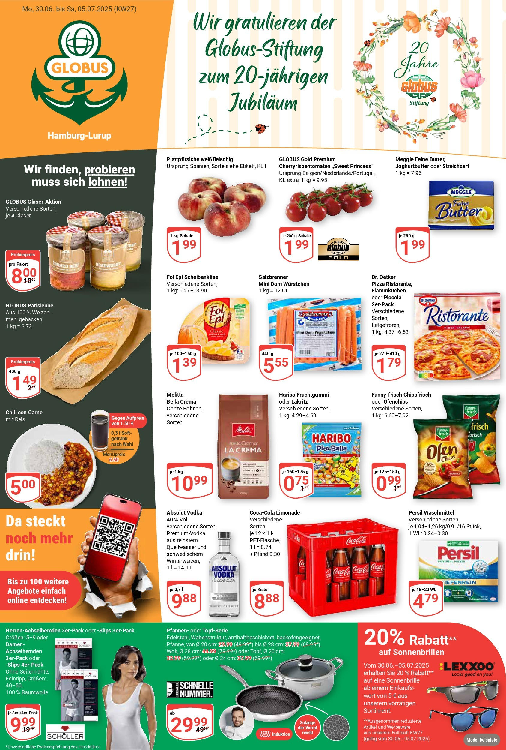 Globus prospekt Hamburg	 (ab 29.06.2025) » Angebote online | Seite: 9 | Produkte: Limonade, Waschmittel, Chili, Pizza