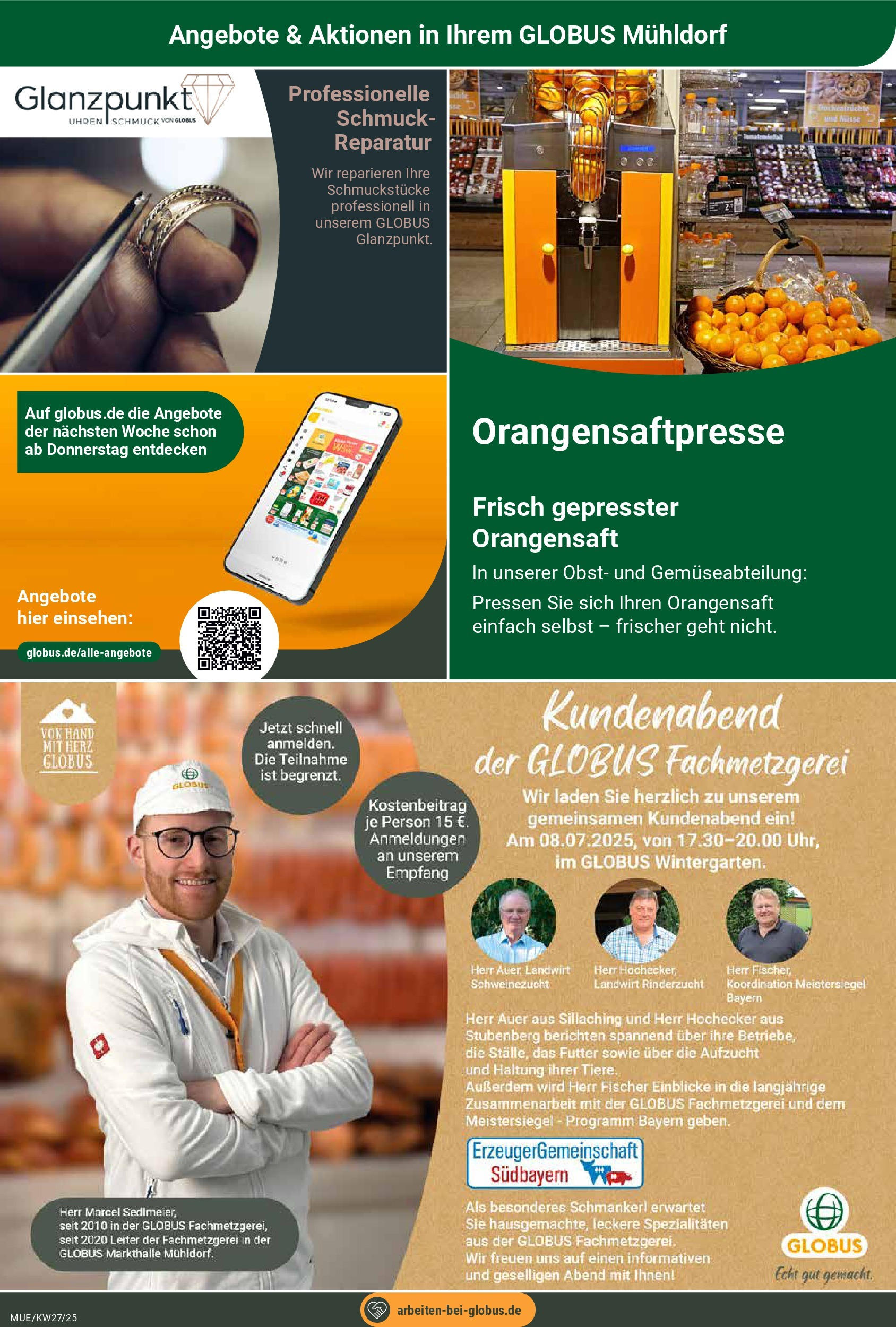 Globus prospekt Mühldorf	 (ab 29.06.2025) » Angebote online | Seite: 26 | Produkte: Orangensaft, Obst