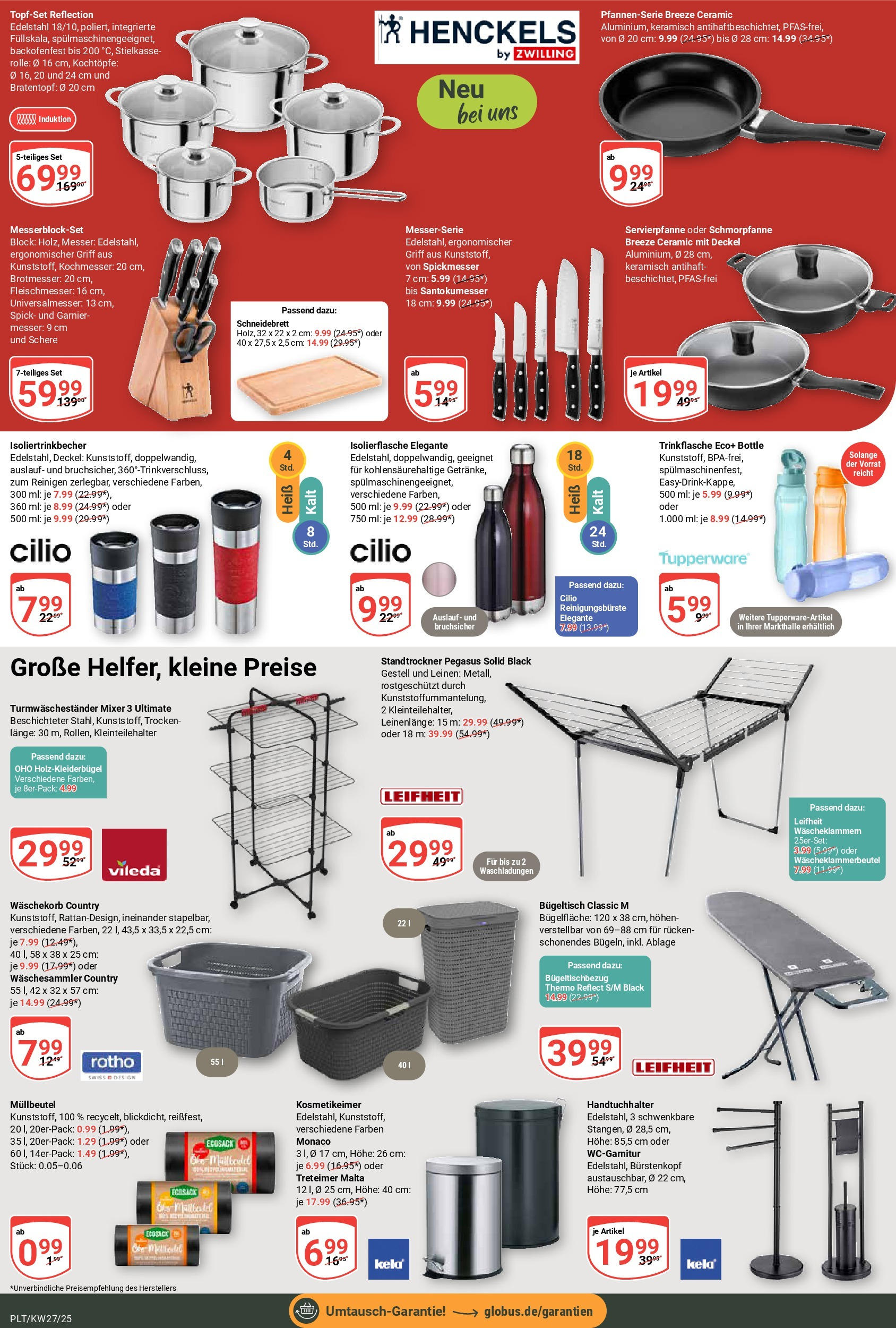 Globus prospekt Plattling	 (ab 29.06.2025) » Angebote online | Seite: 22 | Produkte: Mixer, Handtuchhalter