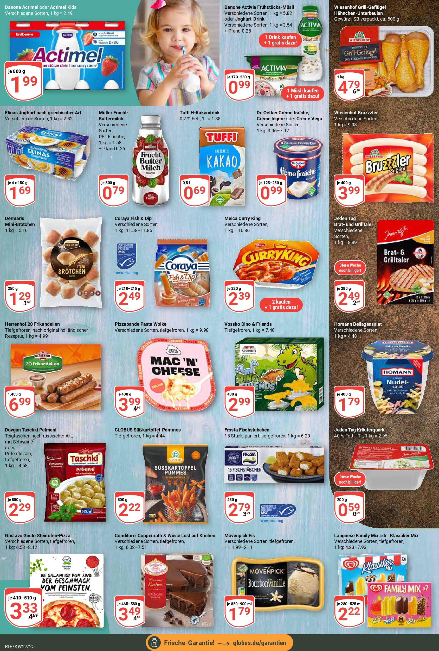 Globus prospekt Bochum-Riemke	 (ab 29.06.2025) » Angebote online | Seite: 14 | Produkte: Gustavo gusto, Creme, Meica, Salami