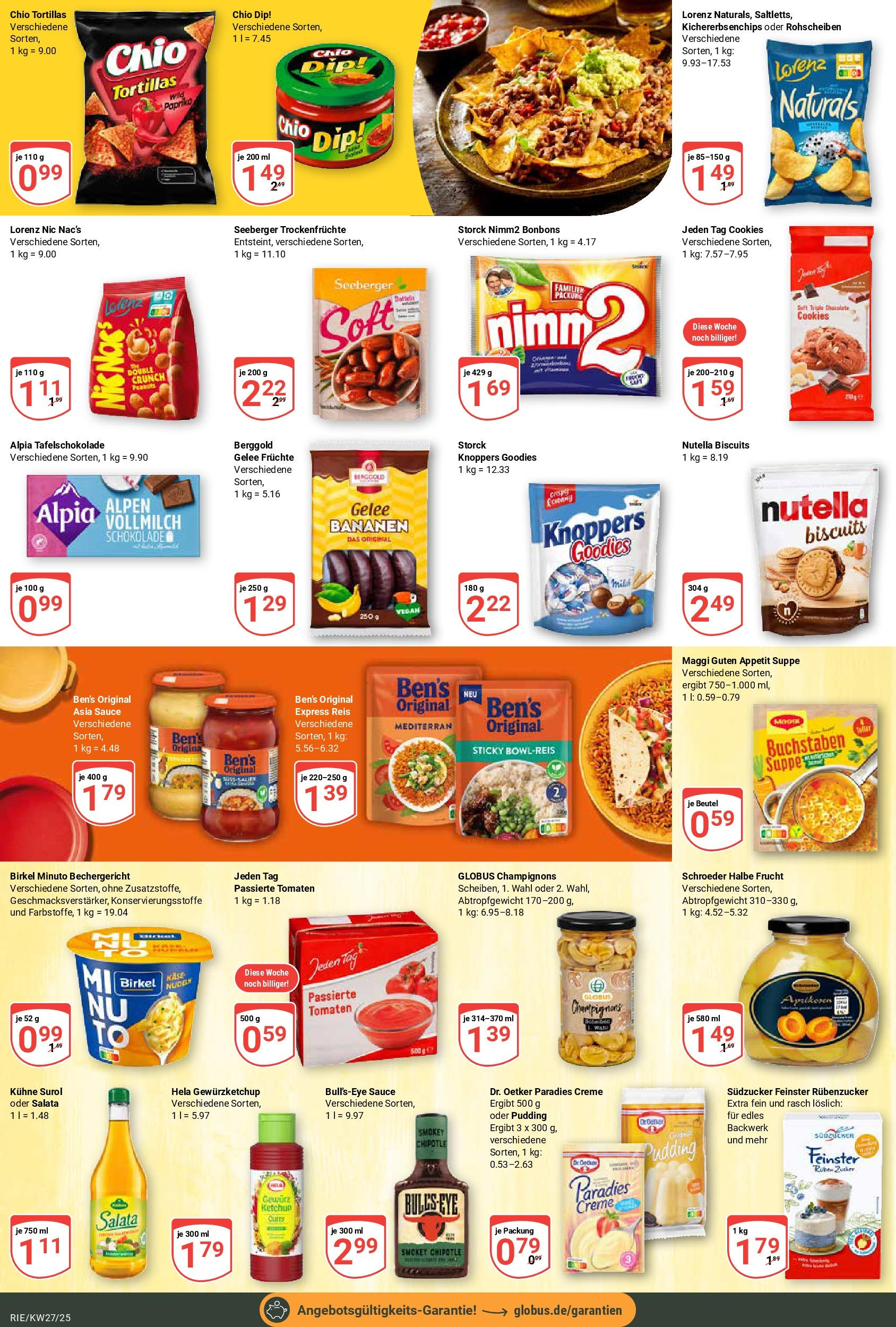 Globus prospekt Bochum-Riemke	 (ab 29.06.2025) » Angebote online | Seite: 16 | Produkte: Tomaten, Champignons, Chio tortillas, Ketchup