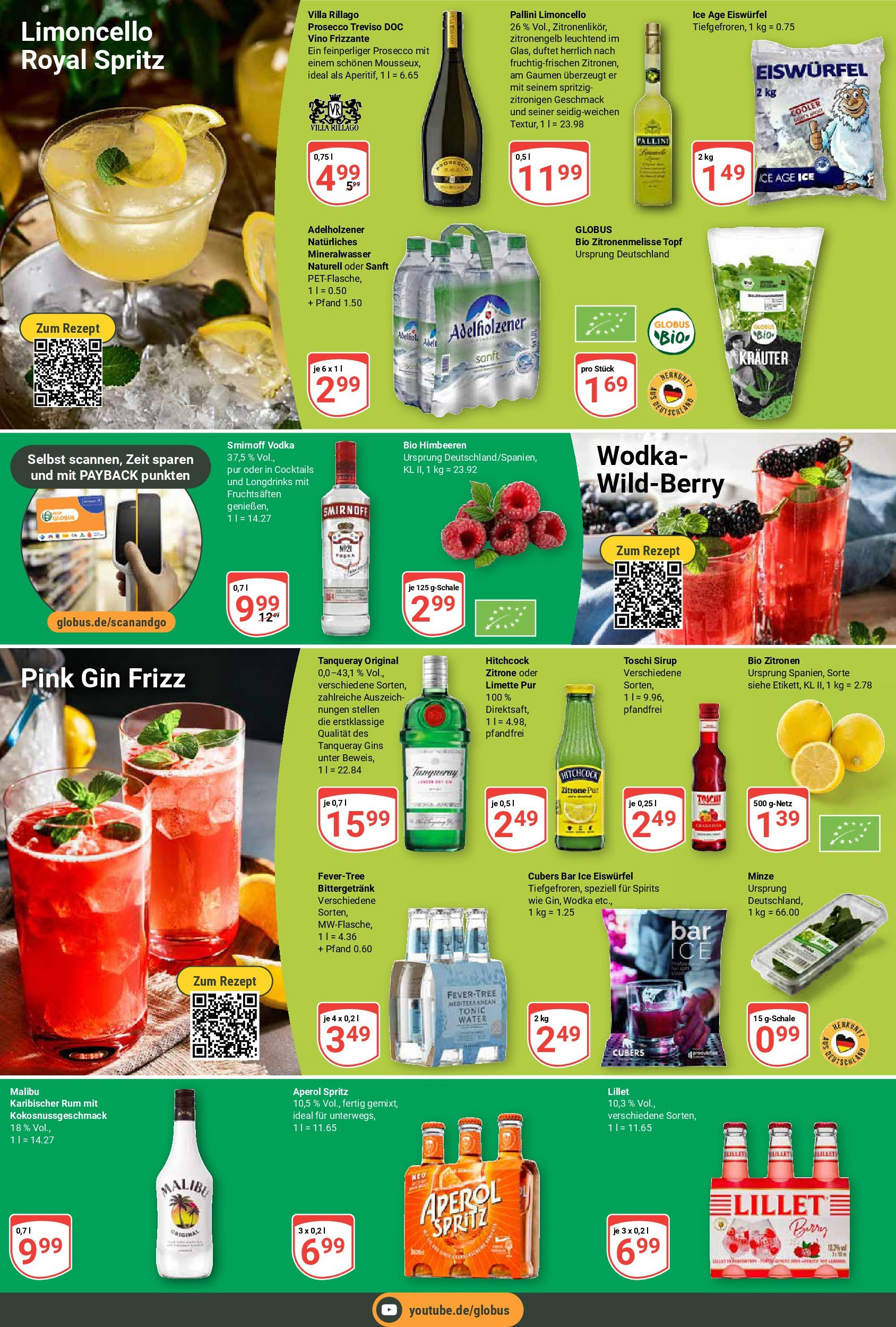 Globus prospekt Duisburg	 (ab 29.06.2025) » Angebote online | Seite: 24 | Produkte: Rum, Prosecco, Zitrone, Aperol