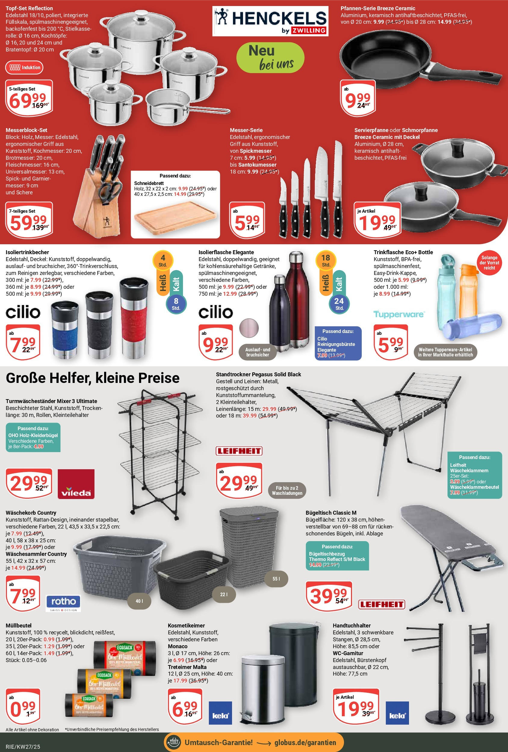 Globus prospekt Bochum-Riemke	 (ab 29.06.2025) » Angebote online | Seite: 21 | Produkte: Mixer, Handtuchhalter