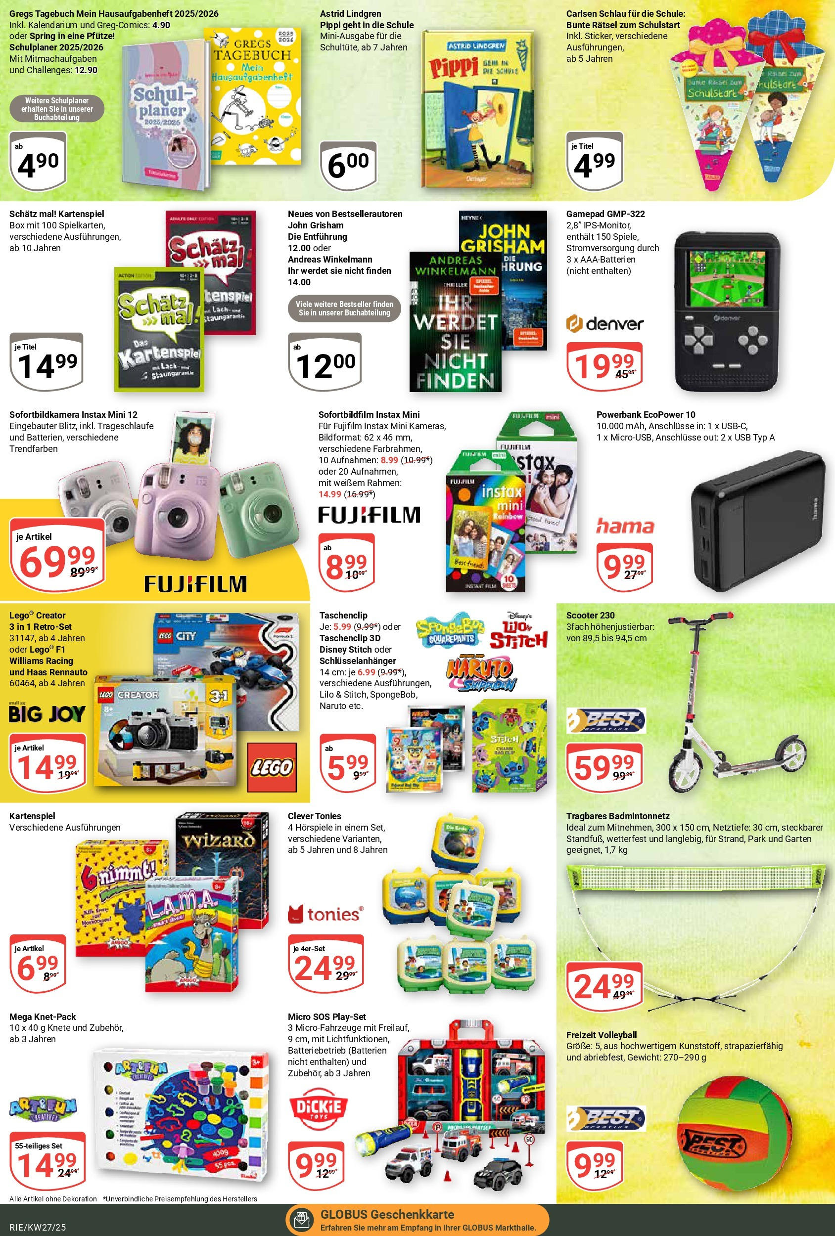 Globus prospekt Bochum-Riemke	 (ab 29.06.2025) » Angebote online | Seite: 24 | Produkte: Box, Volleyball, Powerbank, Audio