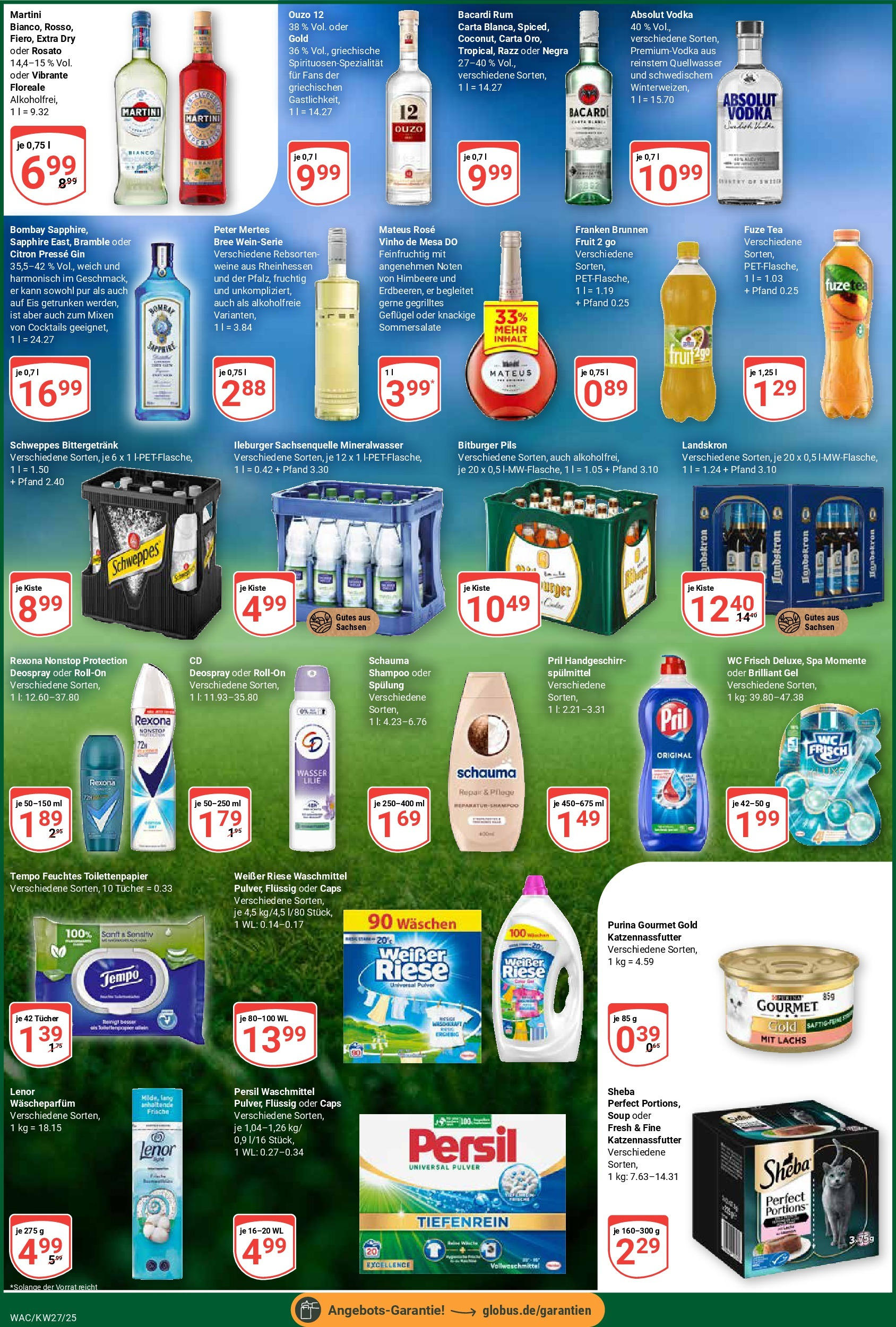 Globus prospekt Markkleeberg	 (ab 29.06.2025) » Angebote online | Seite: 7 | Produkte: Pils, Spülung, Wasser, Pril