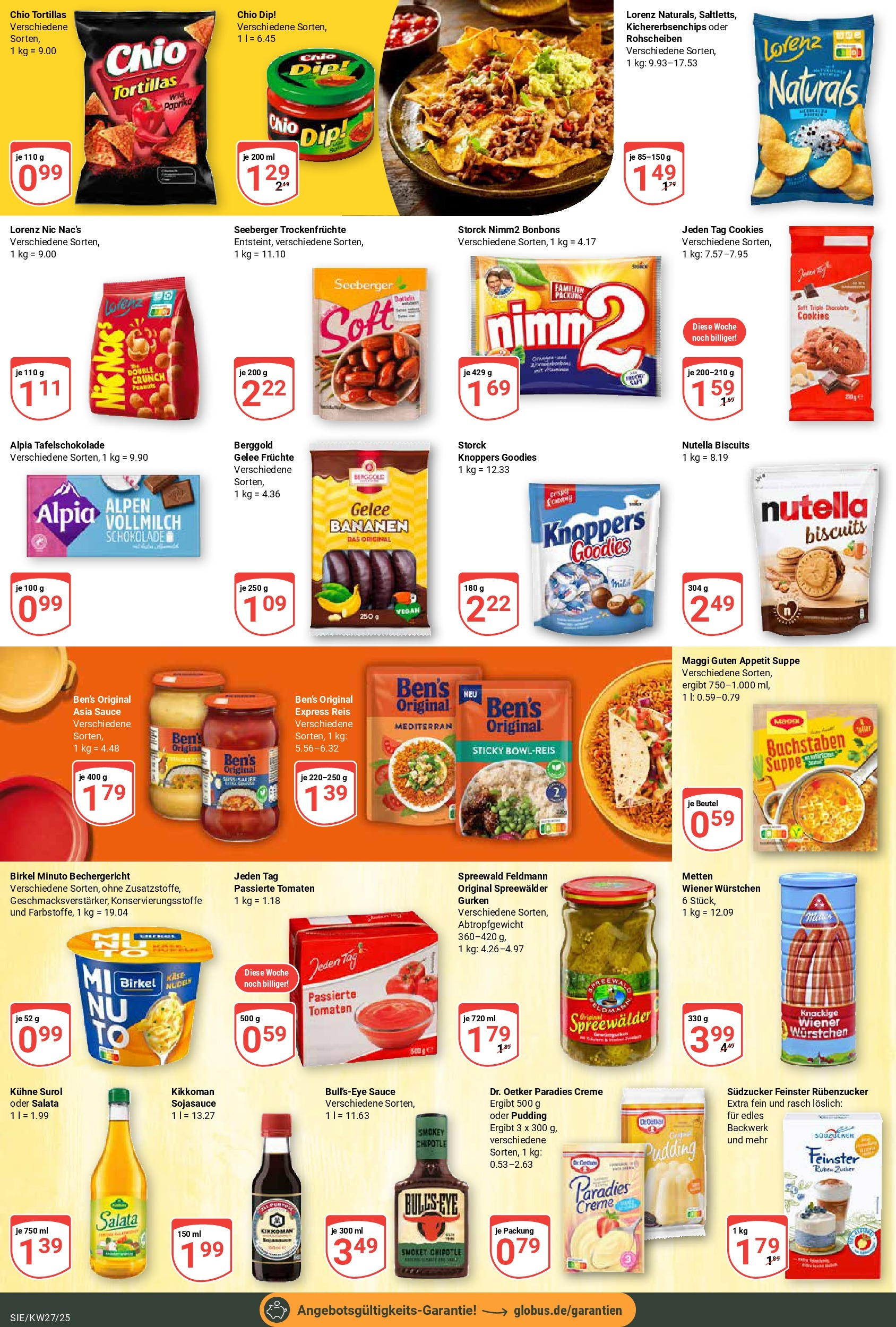 Globus prospekt Siegen	 (ab 29.06.2025) » Angebote online | Seite: 25 | Produkte: Wiener wurstchen, Bananen, Pudding, Gurken