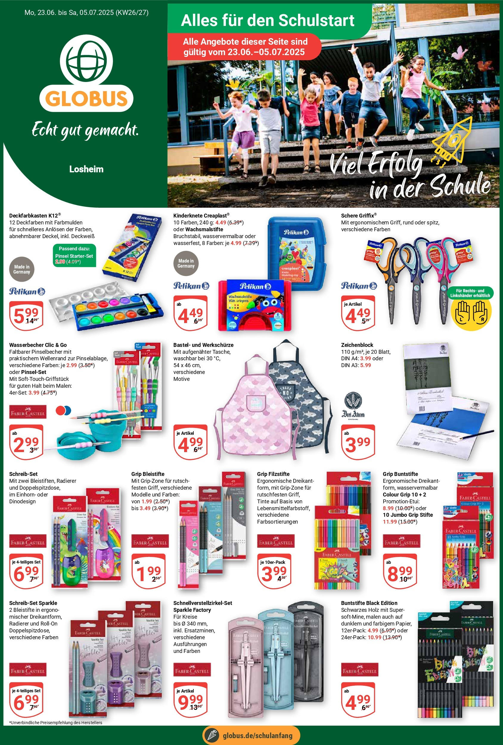 Globus prospekt Losheim Am See	 (ab 29.06.2025) » Angebote online | Seite: 1 | Produkte: Pinsel