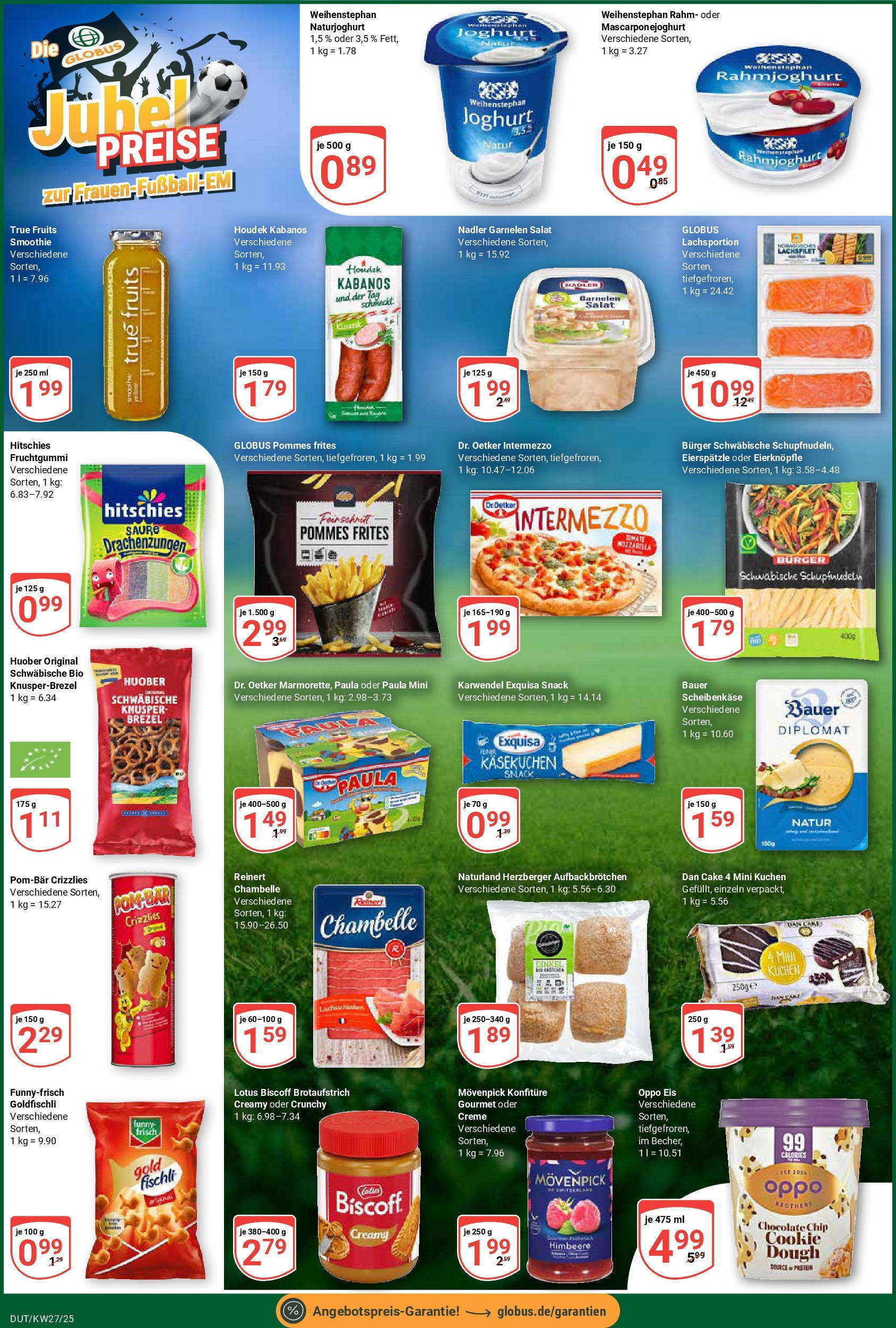 Globus prospekt Wetzlar-Dutenhofen	 (ab 29.06.2025) » Angebote online | Seite: 10 | Produkte: Burger, Pommes frites, Exquisa, Kuchen