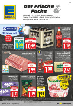 Edeka prospekt Sank Augustin	 gültig ab dem 29.06.2025