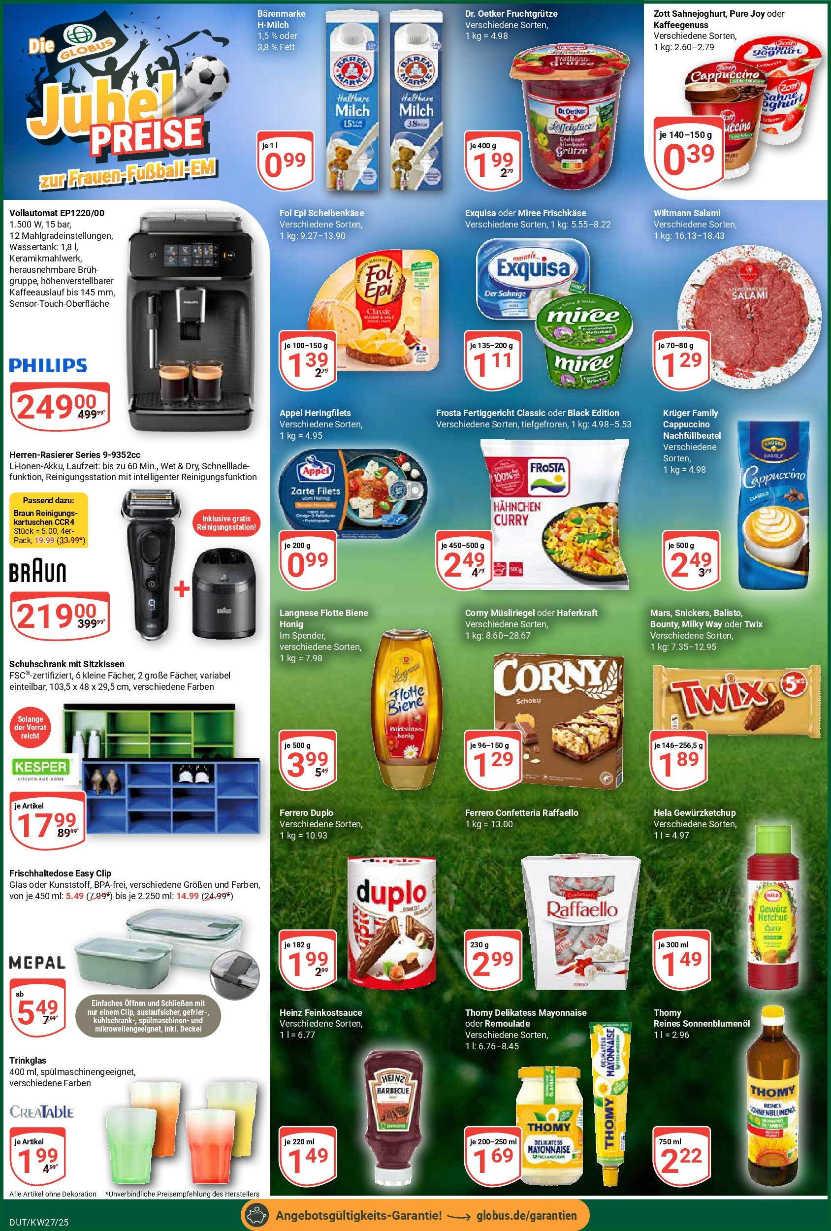 Globus prospekt Wetzlar-Dutenhofen	 (ab 29.06.2025) » Angebote online | Seite: 11 | Produkte: Hahnchen, Milch, Sonnenblumenol, Ketchup